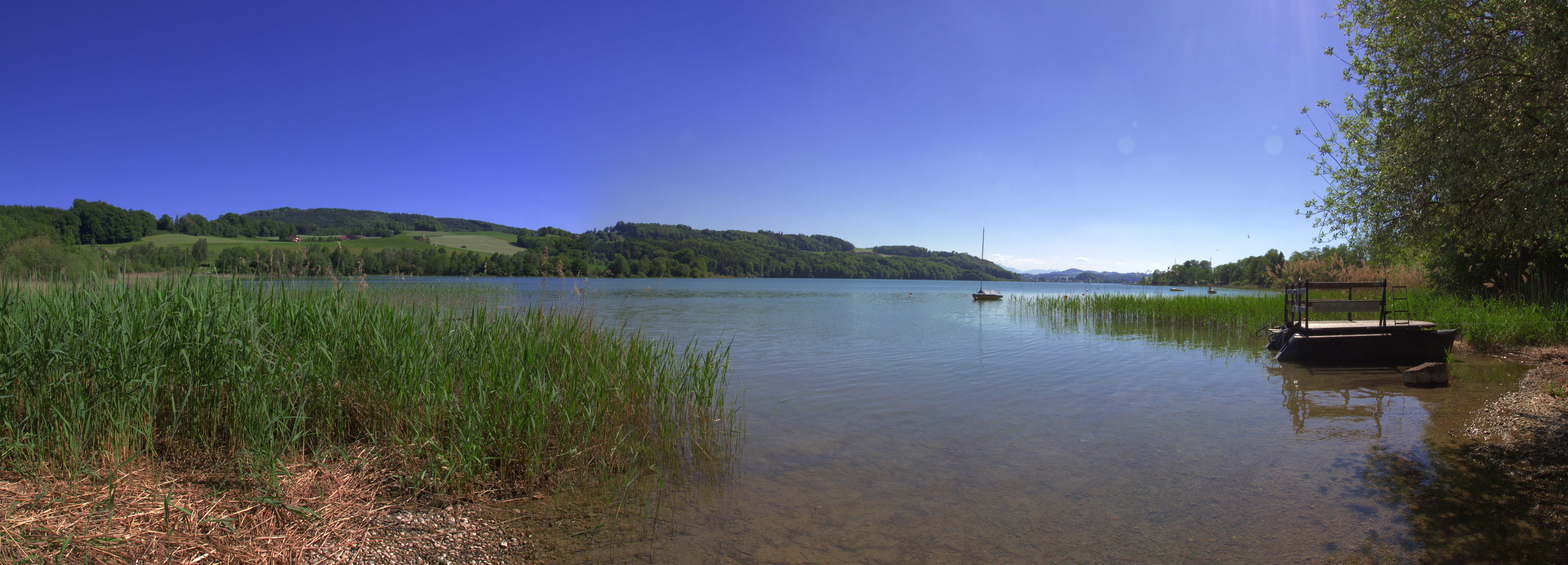 travel destinations, mattsee, plant, upper austria, no people, reflection, tranquil scene, nature, land, tranquility, scenics - nature, tree, lake, outdoors, HD Wallpaper