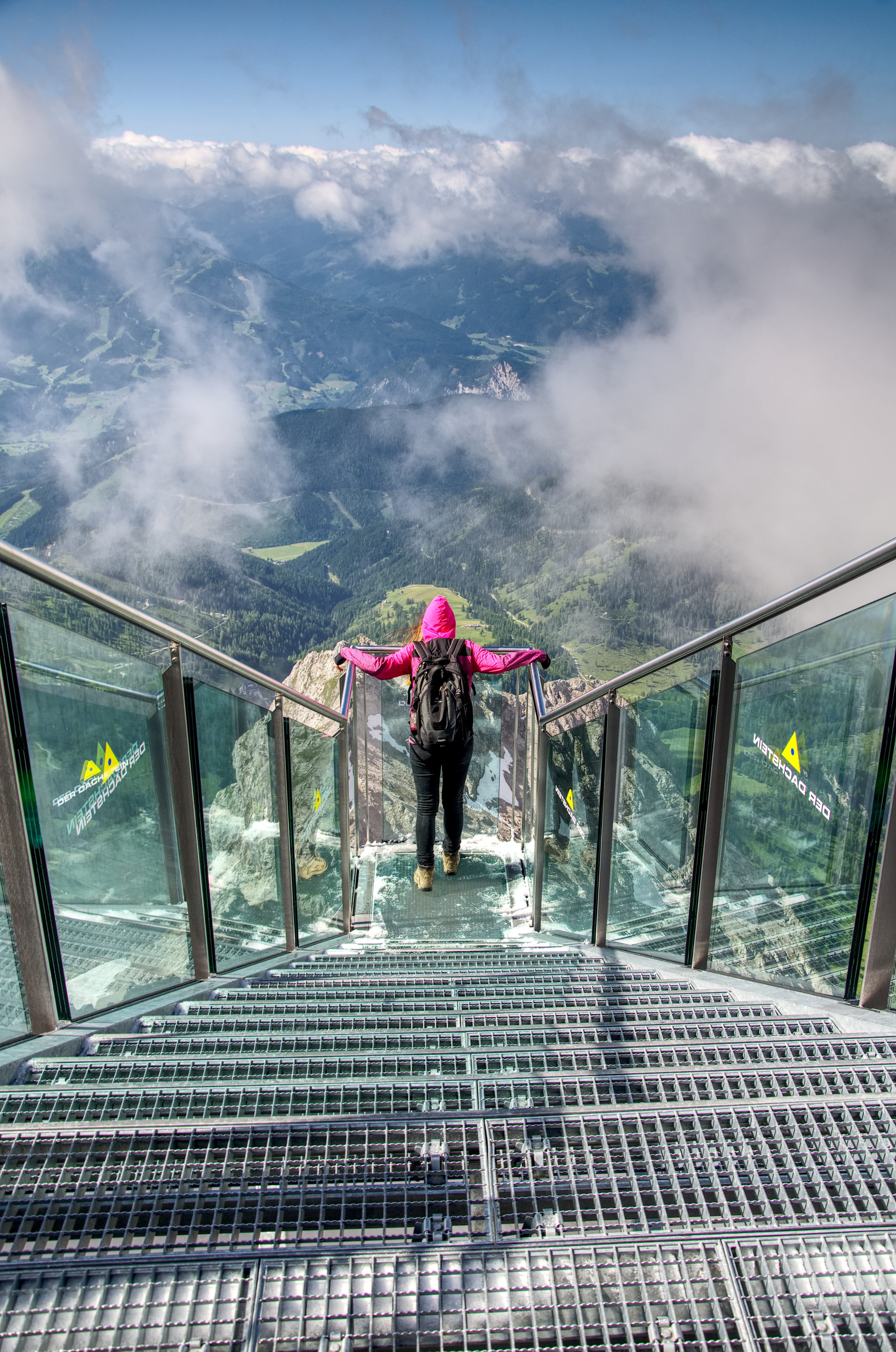 dachstein, full length, nature, architecture, rear view, men, leisure activity, sky, travel, landscape, lifestyles, austria, people, outdoors, casual clothing, Phone HD Wallpaper