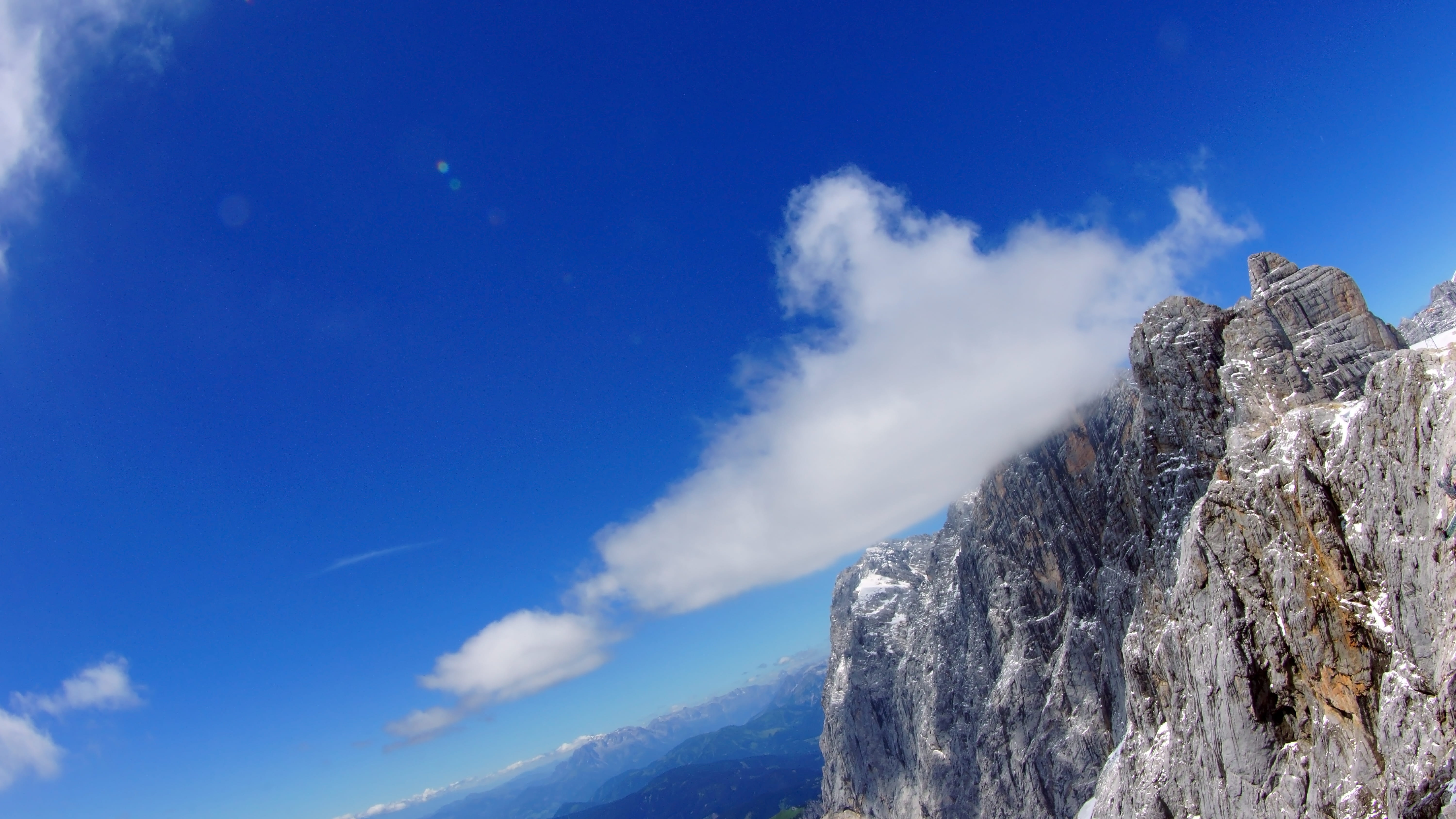 snow, tranquil scene, blue, winter, scenics - nature, no people, 5K, rock, mountain peak, low angle view, austria, mountain range, tranquility, snowcapped mountain, HD Wallpaper