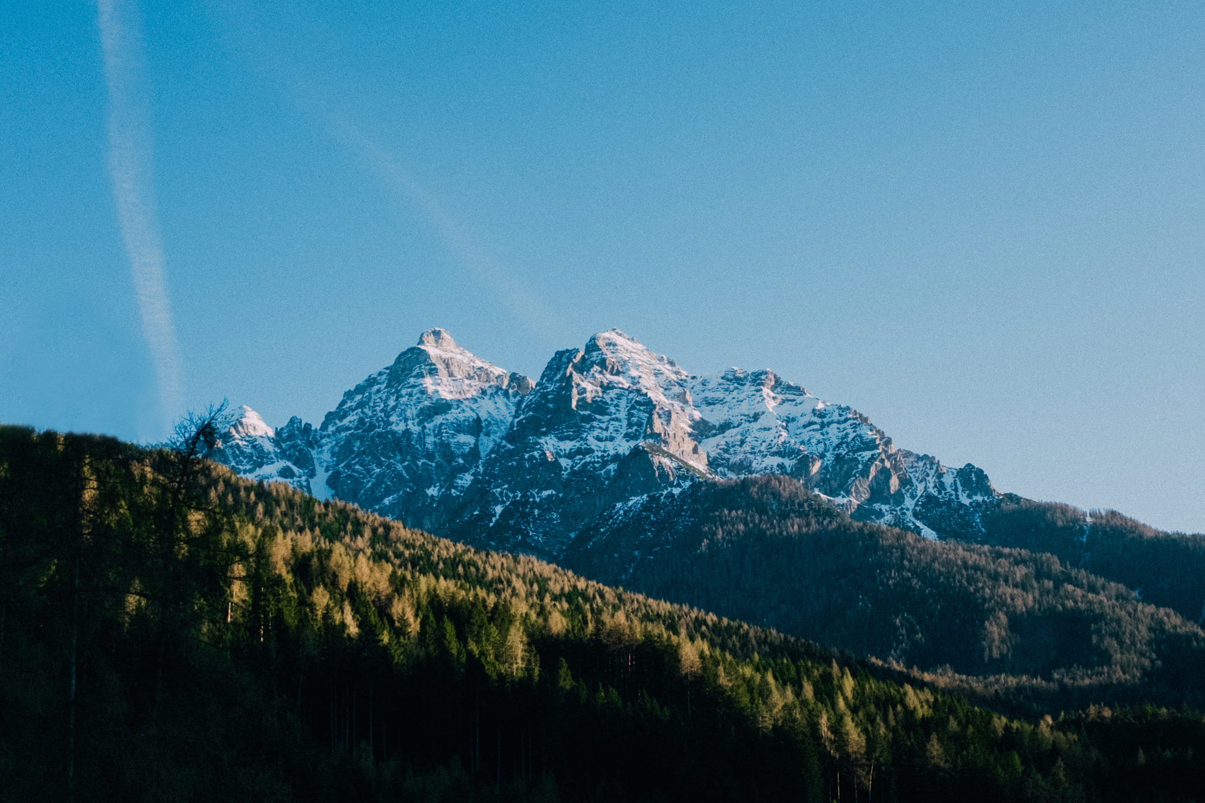 austria, no people, land, tranquil scene, österreich, blue, sky, stubai, non-urban scene, forest, nature, plant, snowboarding, mountain, clear sky, landscape, HD Wallpaper