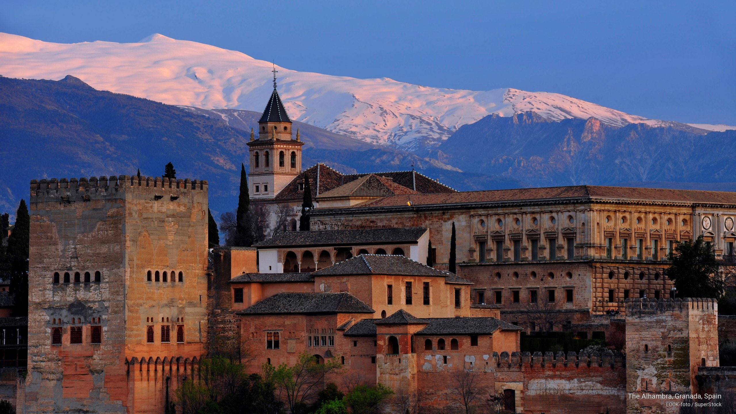 alhambra, granada, Architecture, spain, 2K, HD Wallpaper