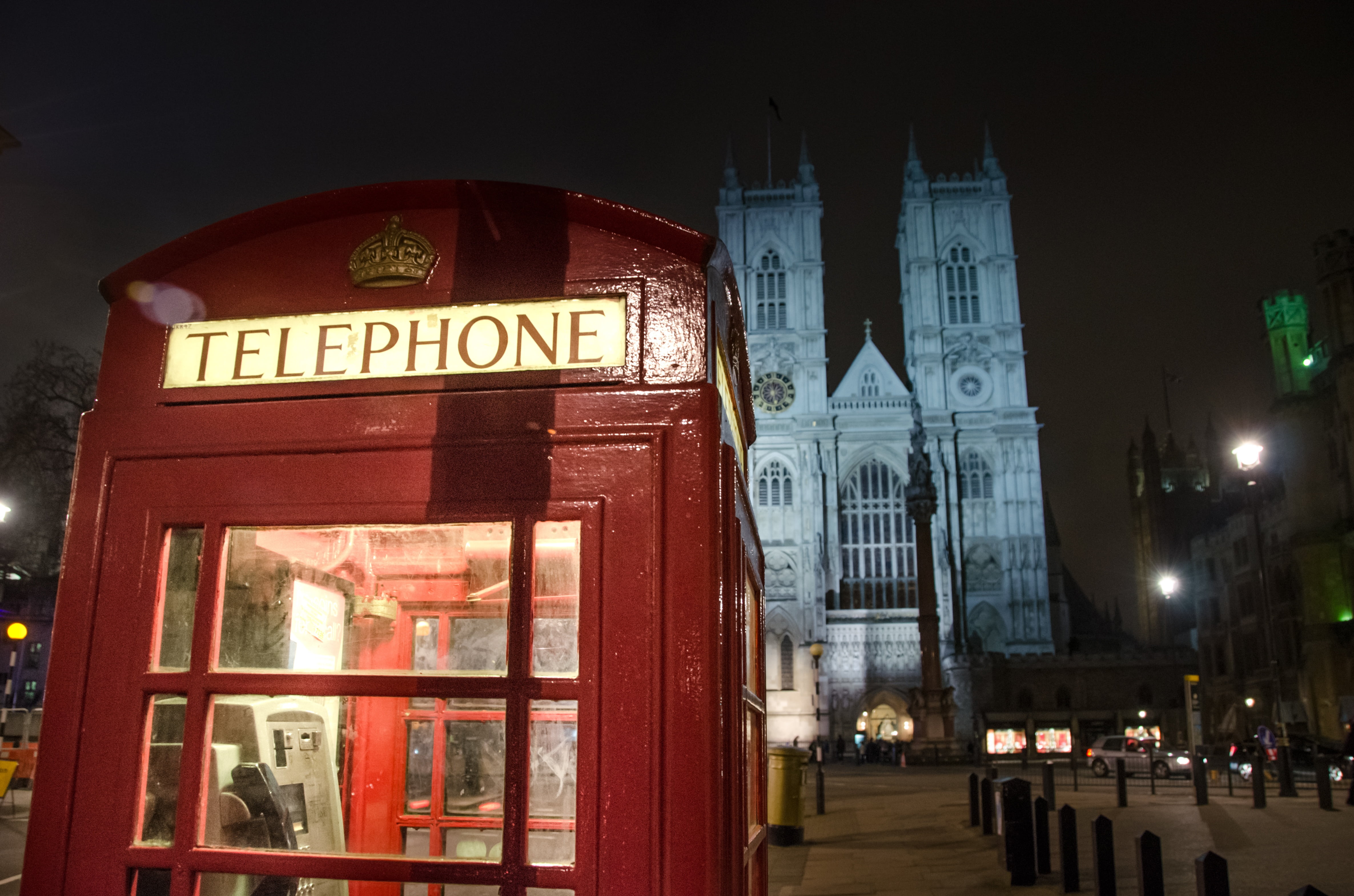 vacant, city life, traffic, landmark, building, illuminated, london, tourism, no people, western script, english, vintage, westminster abbey, outdoors, HD Wallpaper