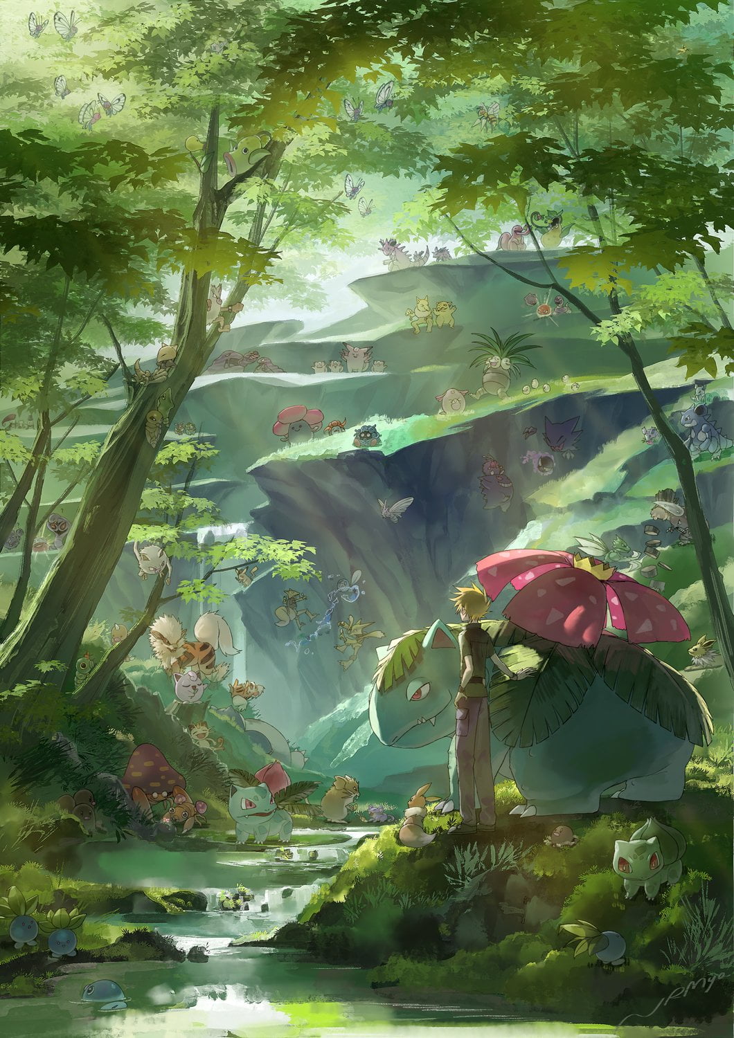 Venusaur, 720P, Pokémon, Phone HD Wallpaper
