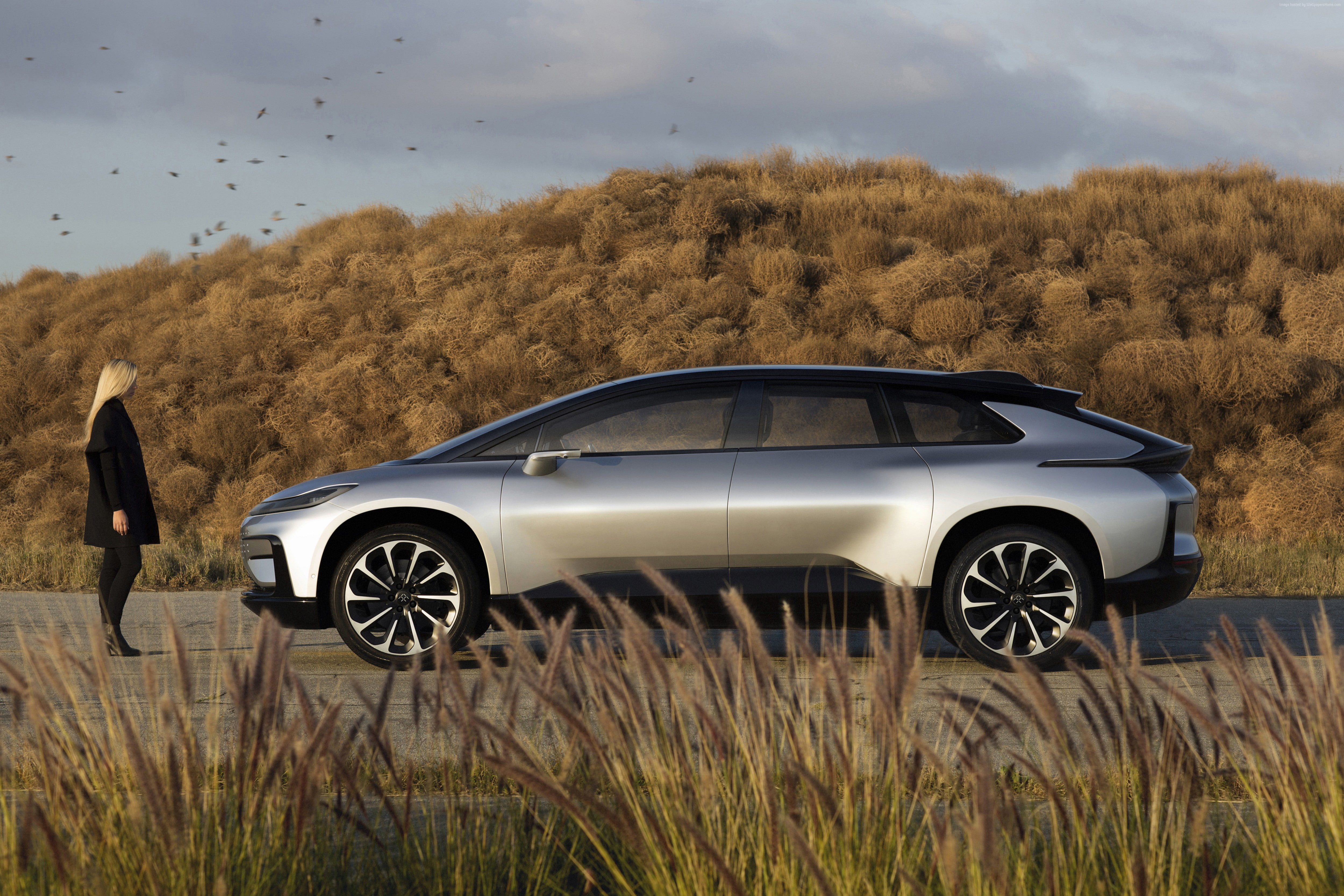 FF91, electric cars, 4K, Faraday Future, HD Wallpaper