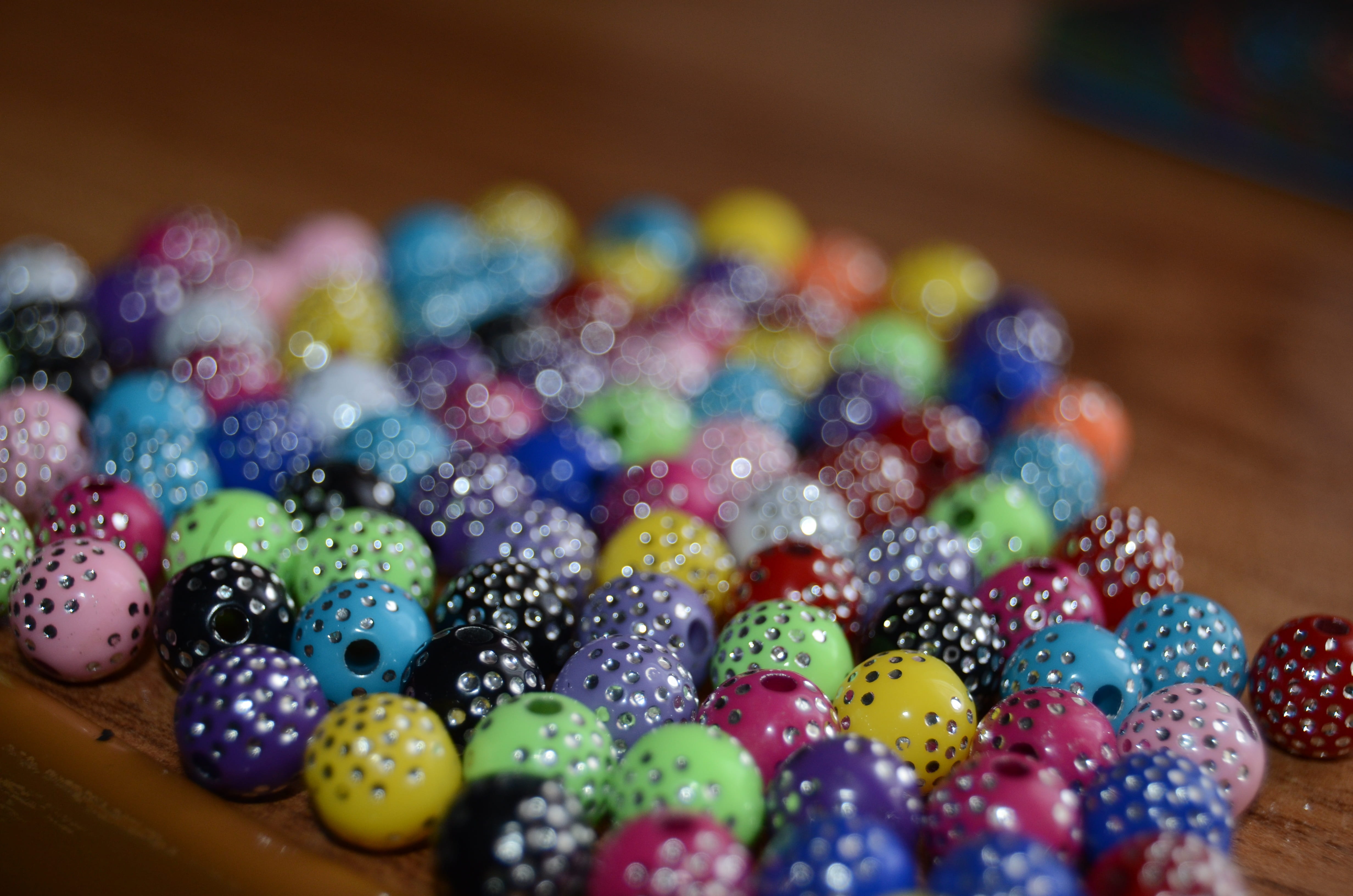 dessert, indulgence, bright, still life, multi colored, candy, bijouterie, table, no people, in a row, variation, indoors, beads, selective focus, large group of objects, HD Wallpaper