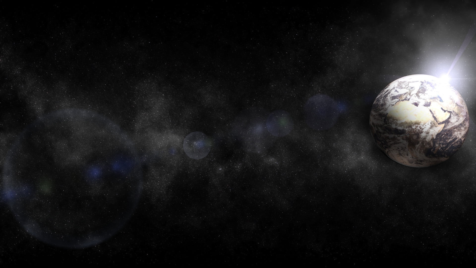 astrology, no people, design, globe - man made object, astronomy, art, nematode, outdoors, scenics - nature, fantasy, digital, planet - space, star - space, HD Wallpaper