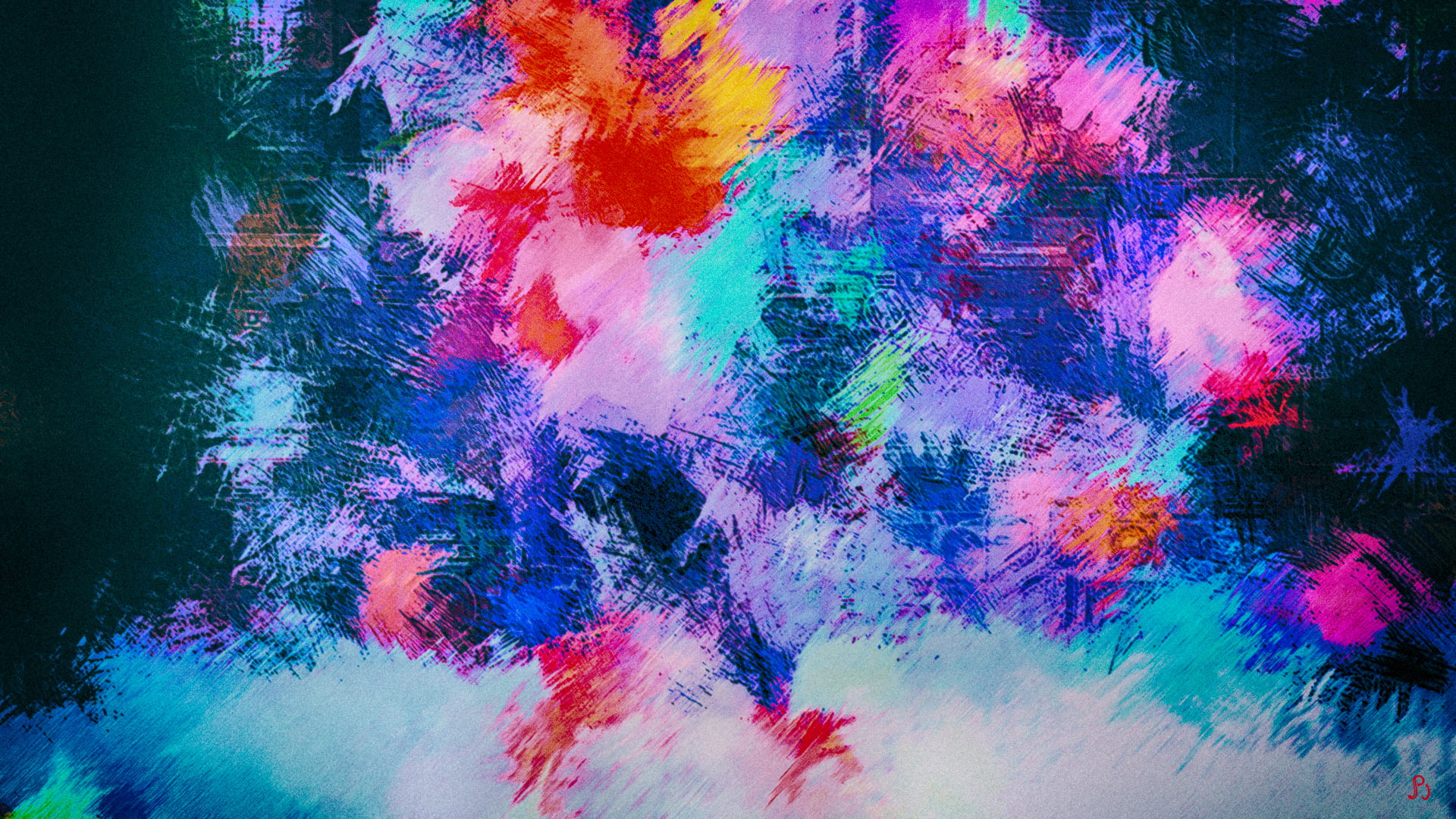 mood, blue, motion, vibrant Color, grunge, art and craft, indoors, full frame, variation, 1080P, close-up, abstract, holi, pattern, multi Colored, red, HD Wallpaper