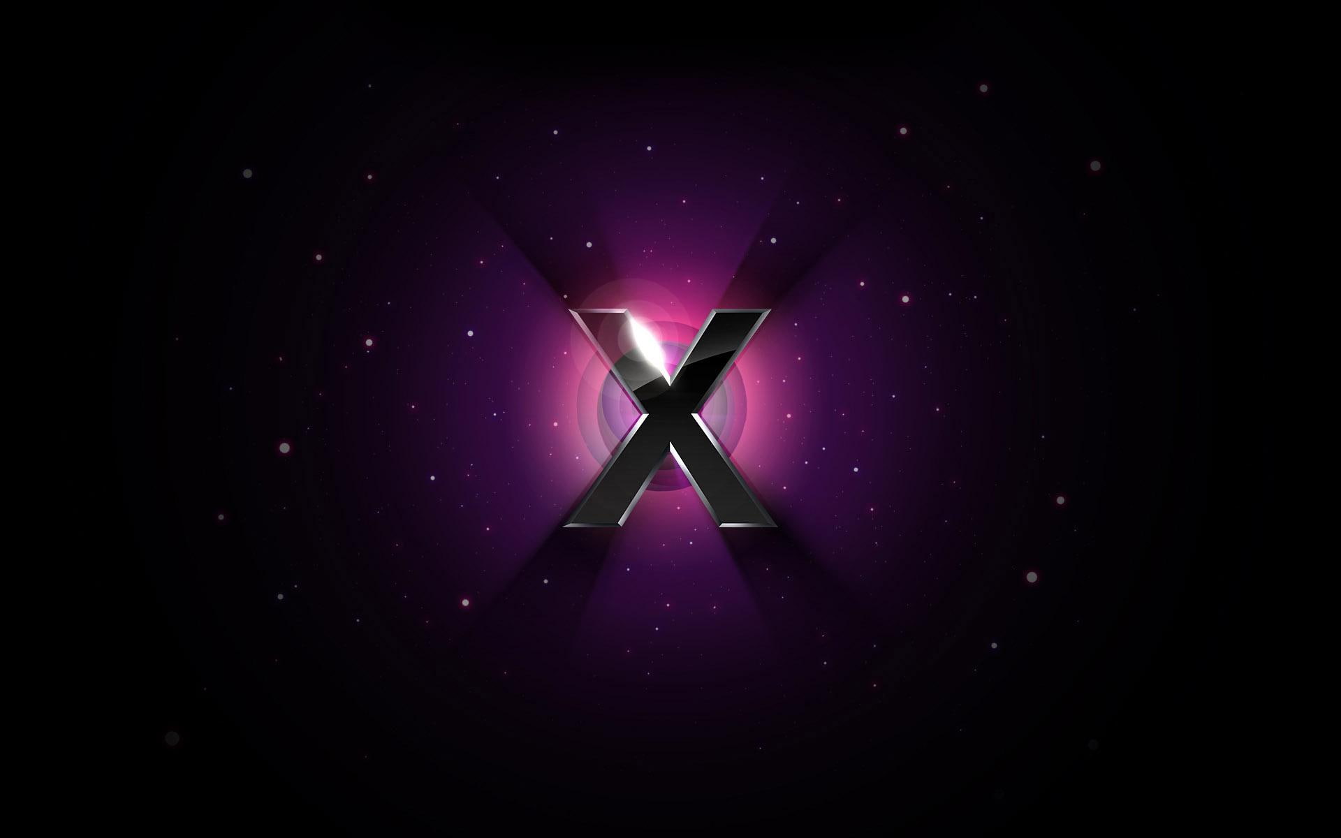 black, apple, os, 1080P, x, purple, dark, HD Wallpaper