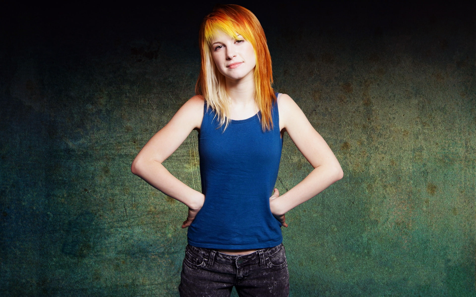 paramore, artis, 1080P, recording, girl, hayley, williams, singer, artist, music, vocalist, HD Wallpaper