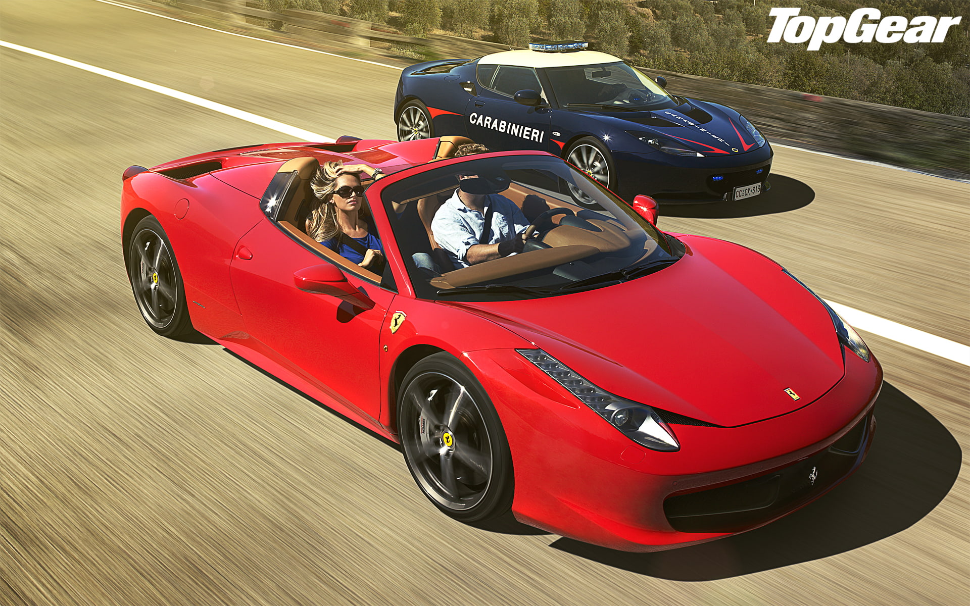 hd, lotus, italia, blur, gear, ferrari, top, 1080P, motion, 458, evora, cars, HD Wallpaper