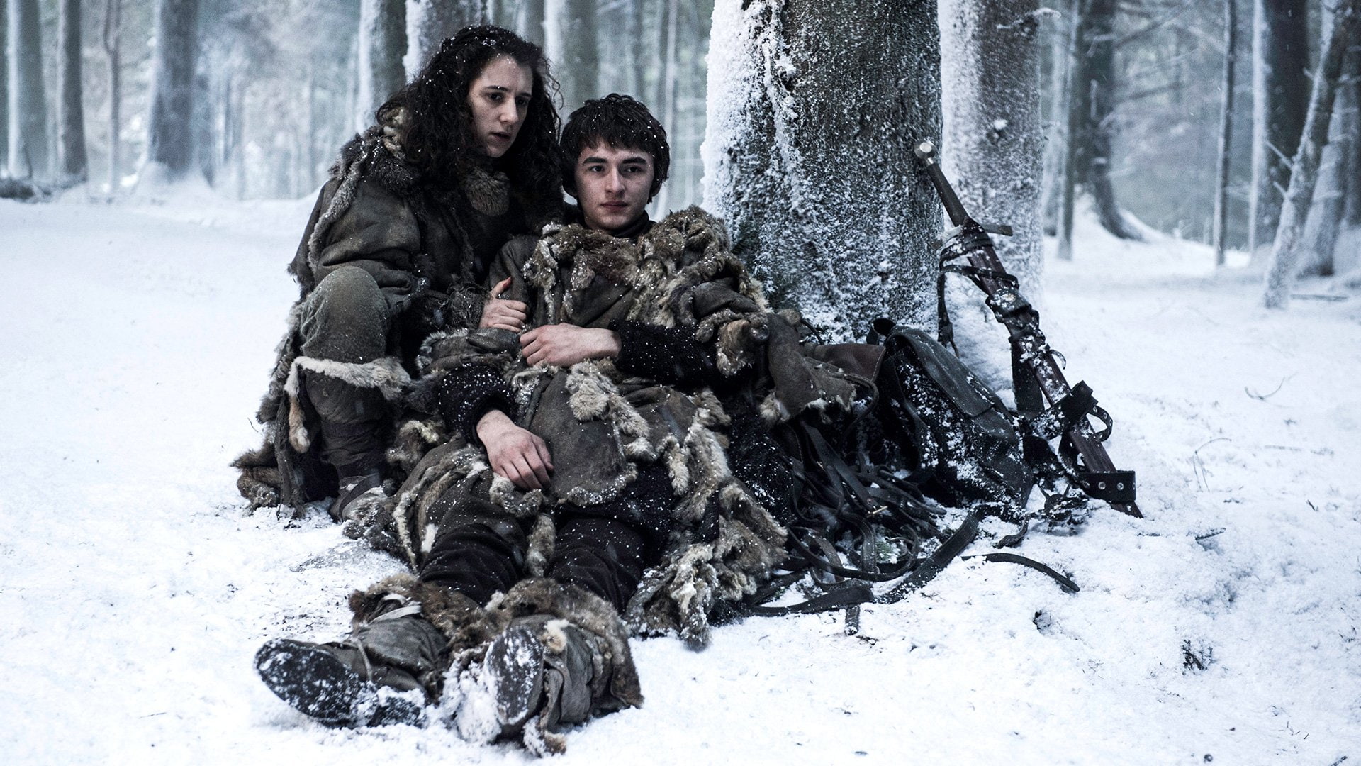 Bran Stark, Meera Reed, TV Show, Game Of Thrones, Ellie Kendrick, 1080P, Isaac Hempstead-Wright, HD Wallpaper