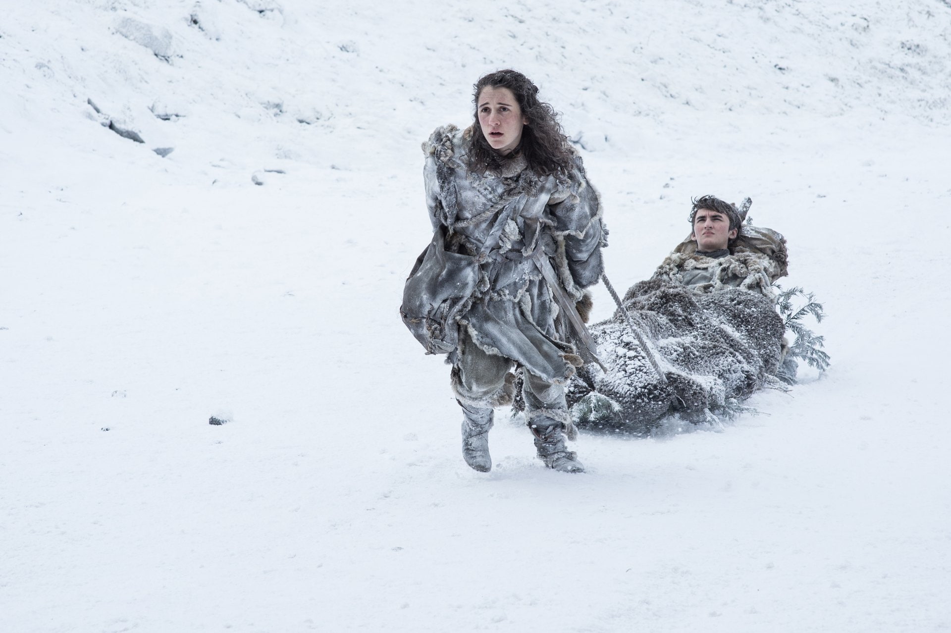 Meera Reed, Bran Stark, Isaac Hempstead-Wright, Ellie Kendrick, TV Show, Game Of Thrones, 1080P, HD Wallpaper