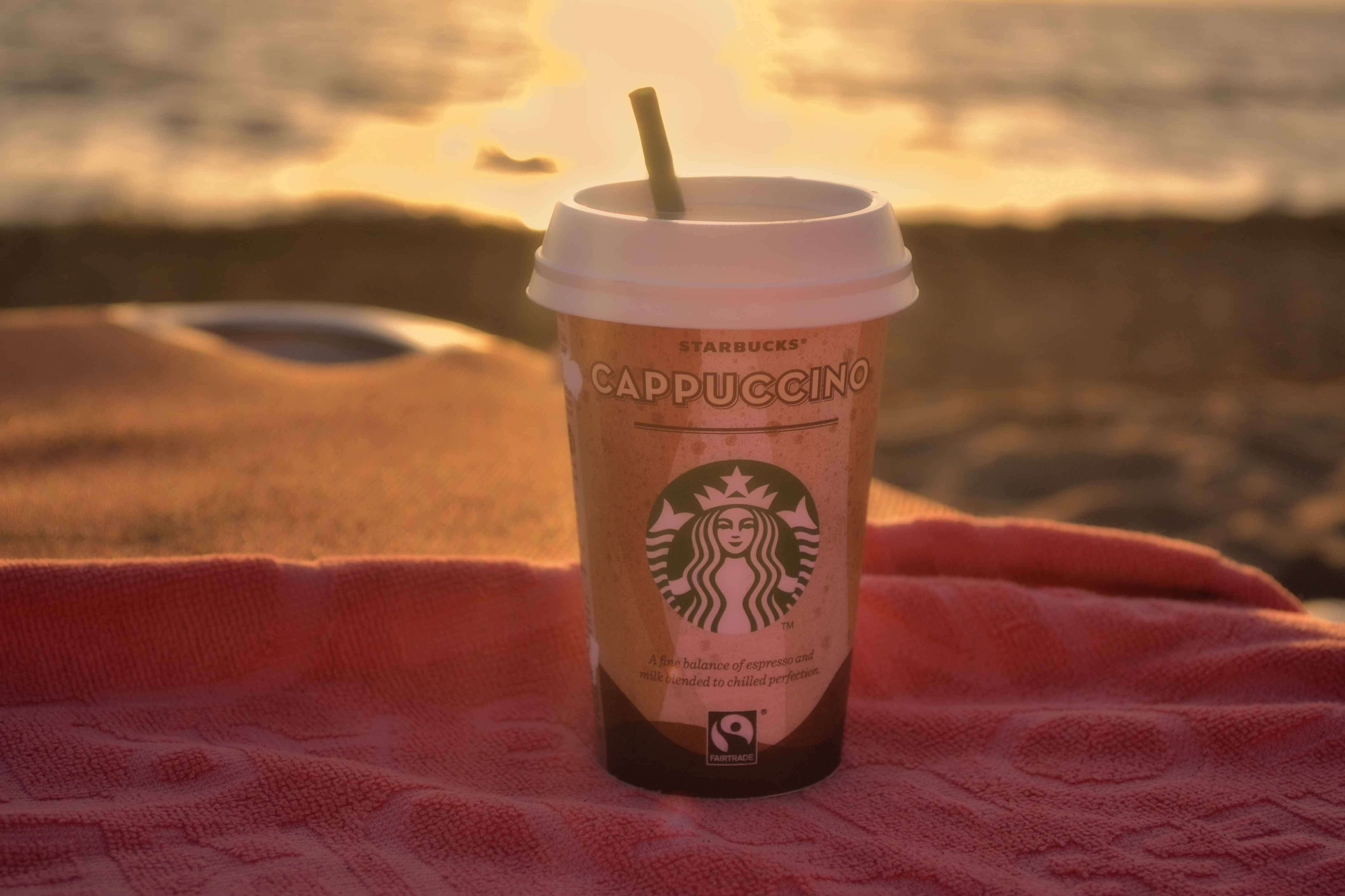 nature, heat - Temperature, no People, espresso, drink, disposable, close-up, starbucks, sunset, orange color, sky, communication, coffee Cup, coffee, coffee - Drink, HD Wallpaper