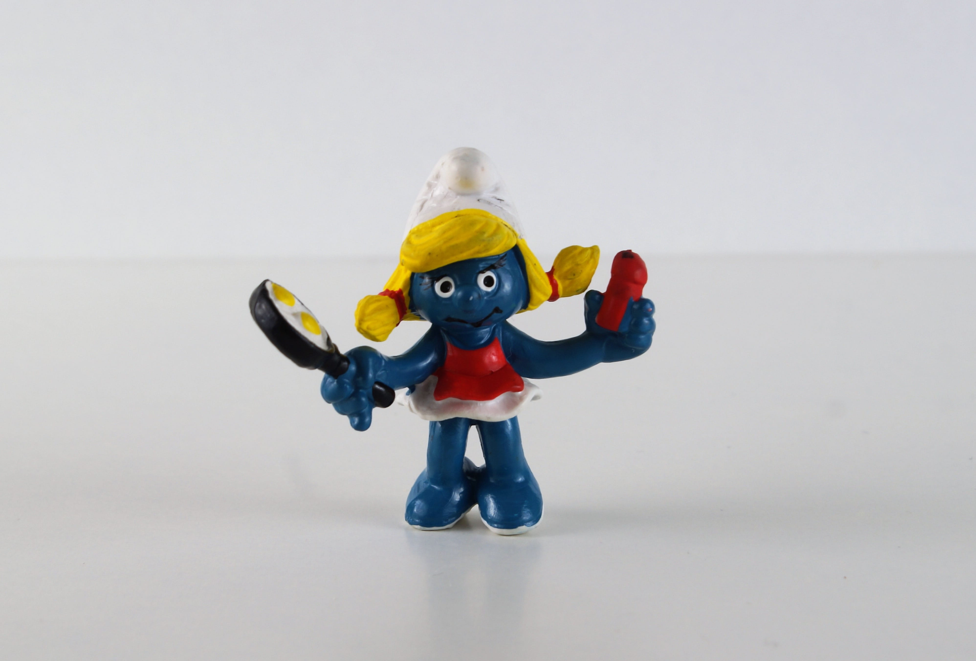 men, representation, gray, child, full length, Smurfette, blue, studio shot, decoration, helmet, collect, offspring, childhood, Toys, innocence, children only, HD Wallpaper