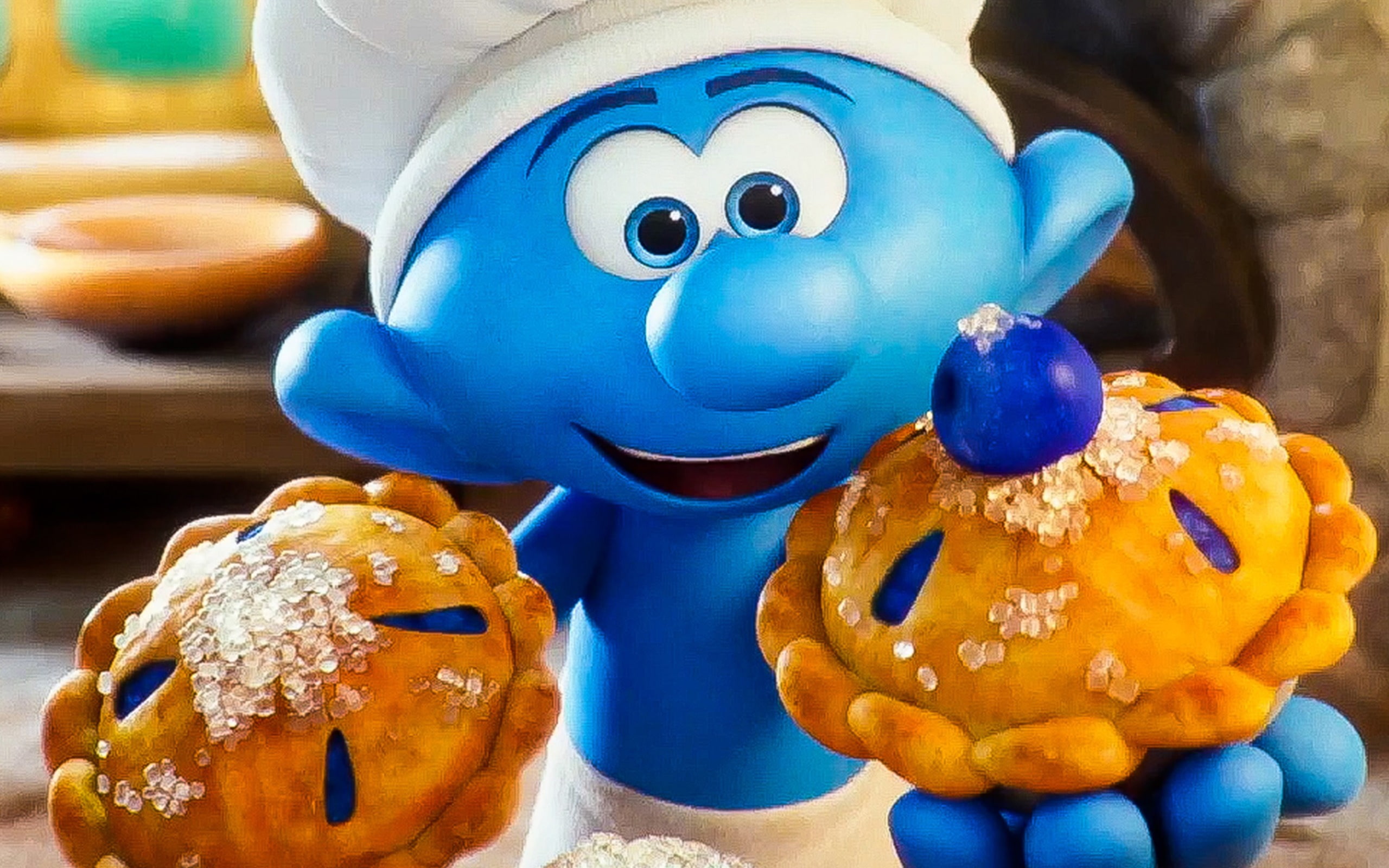 2K, indoors, close-up, no people, sweet food, day, craft, toy, focus on foreground, smurfs, human representation, art and craft, lost, village, HD Wallpaper
