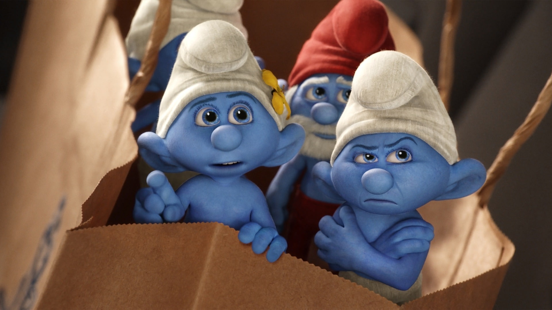 group of objects, cardboard, representation, figurine, desktop, art and craft, smurf, smurfs, craft, focus on foreground, two objects, medium group of objects, HD Wallpaper