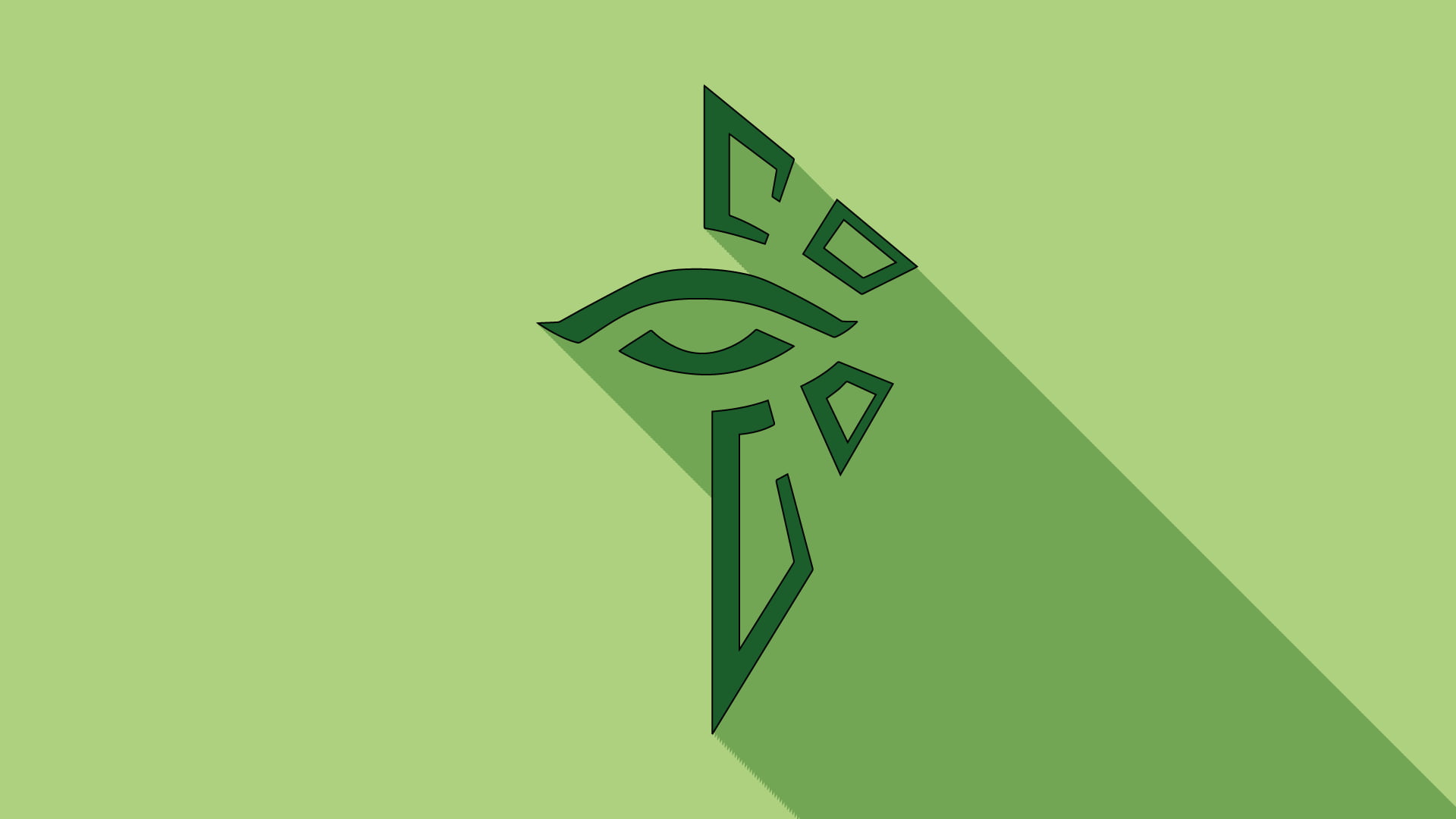 1080P, information symbol, communication, green color, close-up, information, cut out, representation, arrow symbol, sign, studio shot, minimalism, Ingress, HD Wallpaper