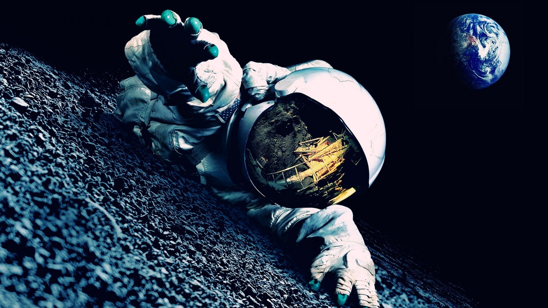 Trouble, 1080P, Astronaut, HD Wallpaper