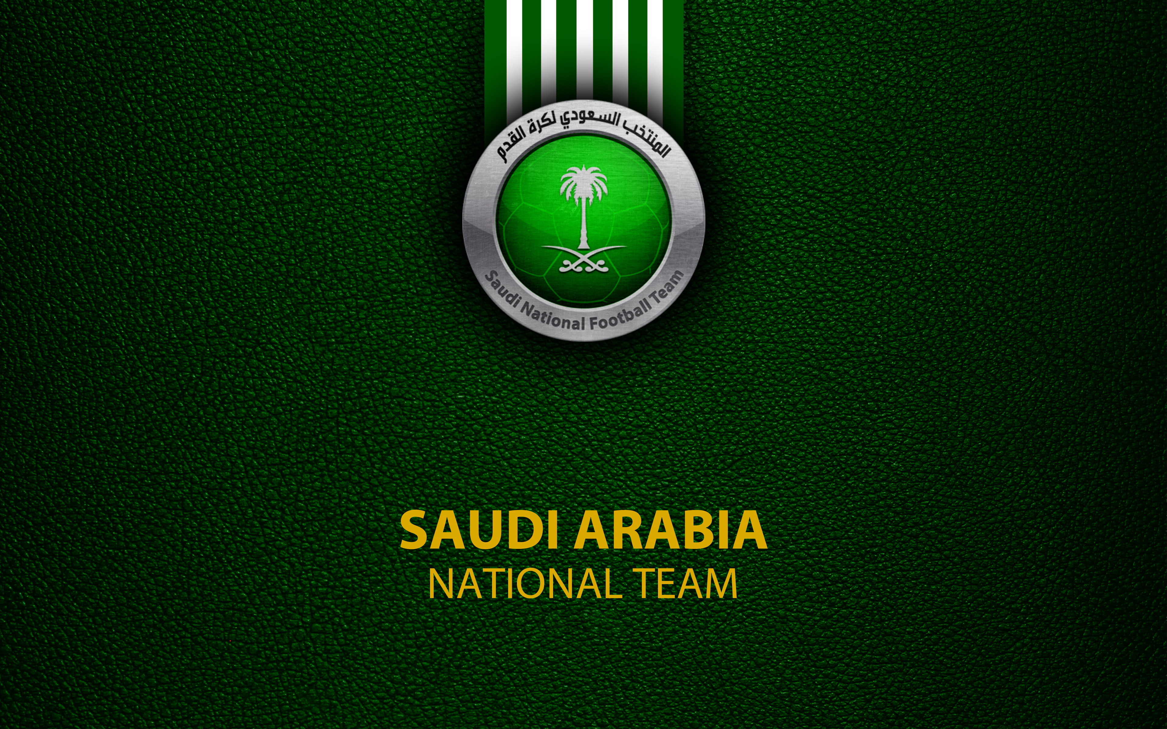 Emblem, Saudi Arabia, Saudi Arabia National Football Team, Logo, Soccer, 4K, HD Wallpaper