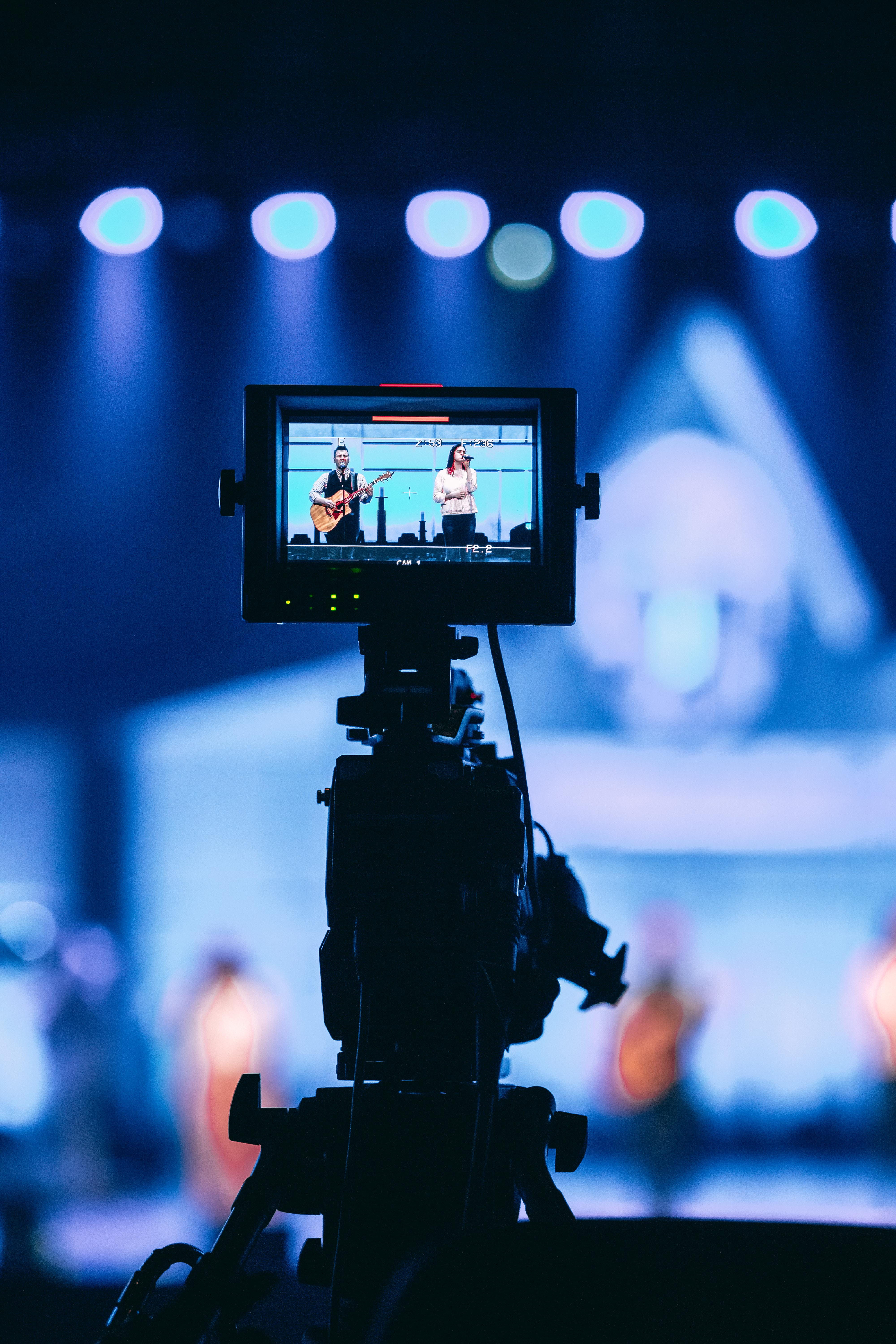 people, illuminated, technology, lighting equipment, close-up, television set, tripod, 5K, photography themes, television show, table, digital camera, Phone HD Wallpaper