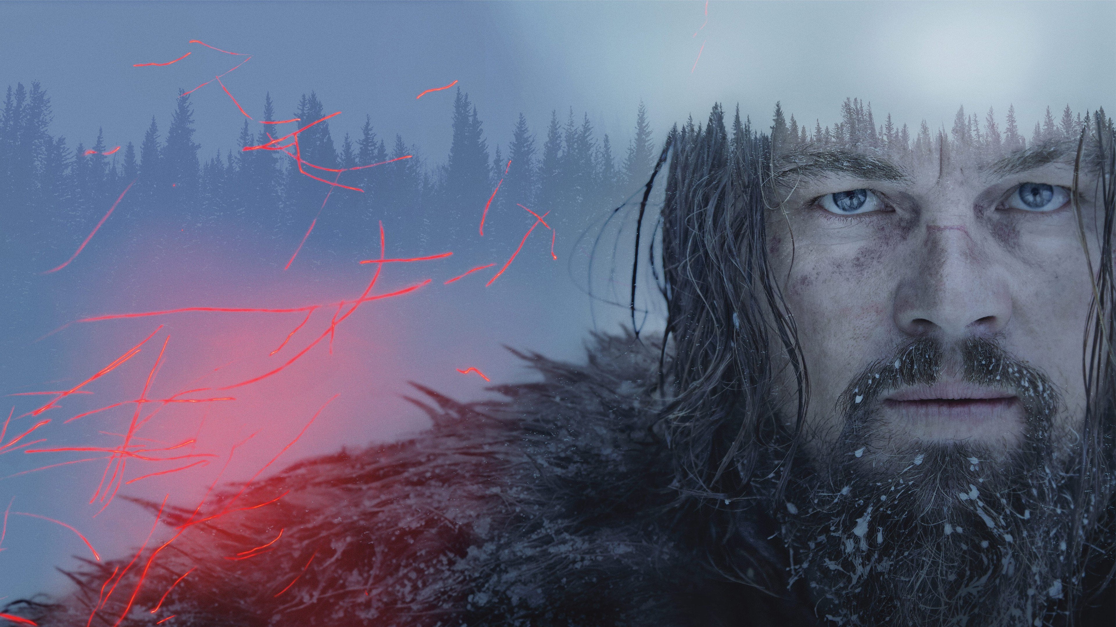 young adult, adult, snow, front view, male celebrities, nature, contemplation, headshot, movies, celebrities, leonardo dicaprio, winter, sky, one person, HD Wallpaper