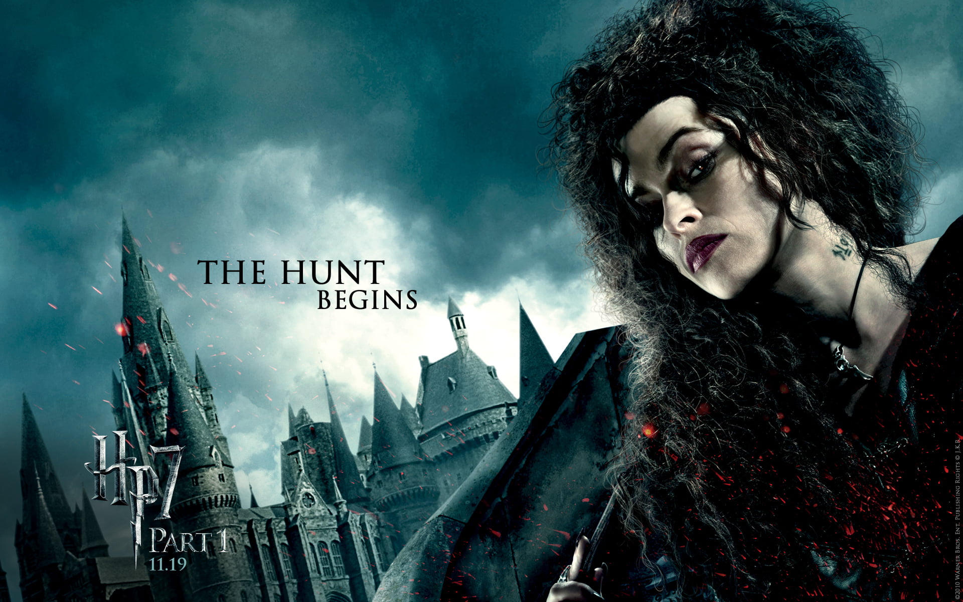 leisure activity, portrait, young women, lifestyles, digital composite, dark, one person, looking, Harry Potter and the Deathly Hallows, looking at viewer, HD Wallpaper