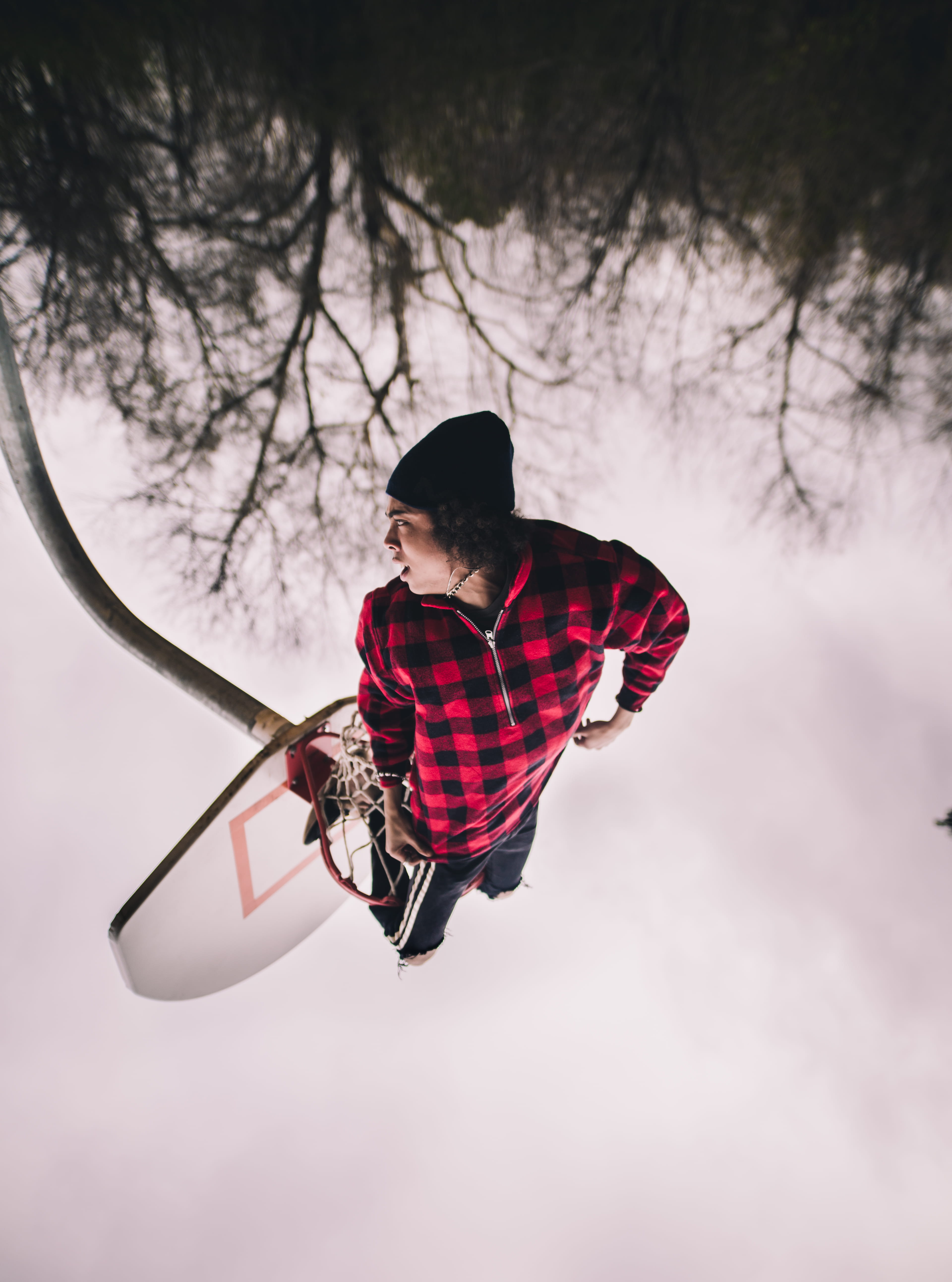 steeple, basketball, apparel, adventure, one person, building, casual clothing, cloud - sky, architecture, hoop, real people, piste, man, men, sports, hardhat, Phone HD Wallpaper