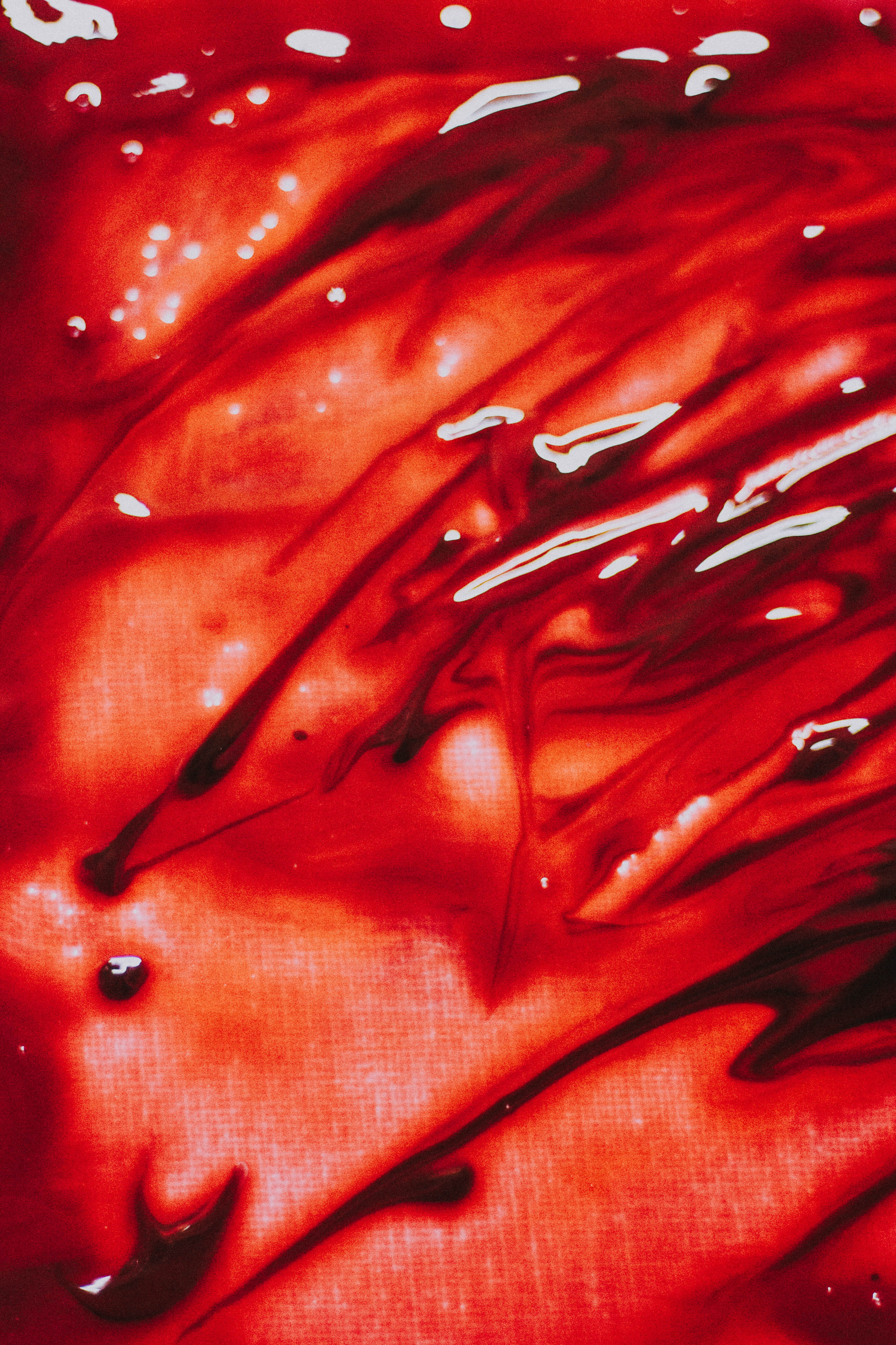 sweets, food and drink, freshness, plant, food, pattern, red, blood, macro, blossom, backgrounds, flower, paint, abstract, modern art, confectionery, Phone HD Wallpaper