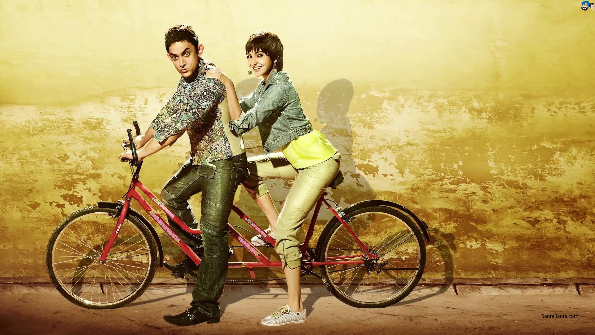 actress, actor, girl, male, 1080P, sharma, aamir, movie, hindistan, bollywood, anushka, khan, india, female, HD Wallpaper