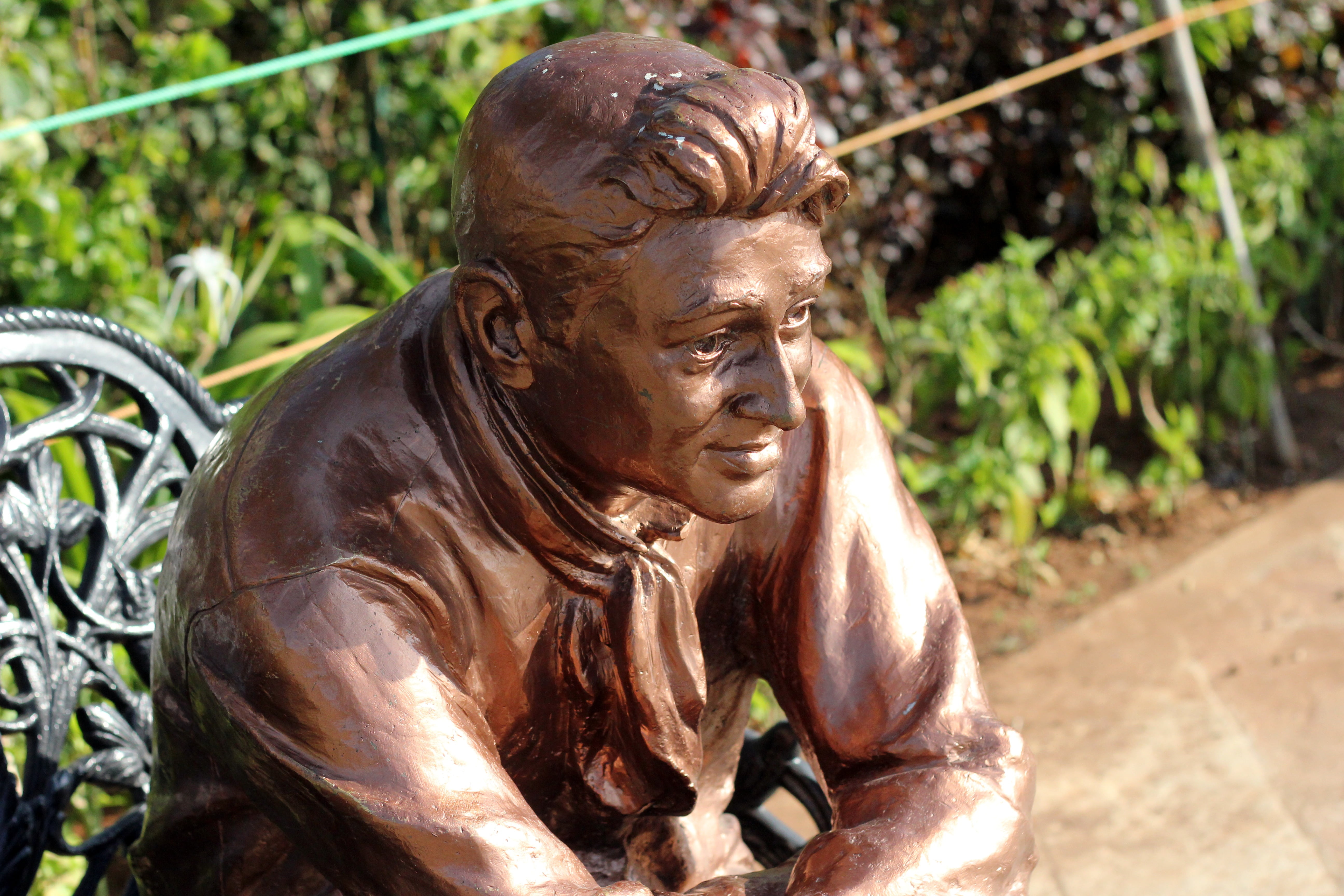 dev, plant, sculpture, craft, sunlight, creativity, outdoors, bronze, tree, india, 5K, brown, representation, art and craft, no people, male likeness, HD Wallpaper