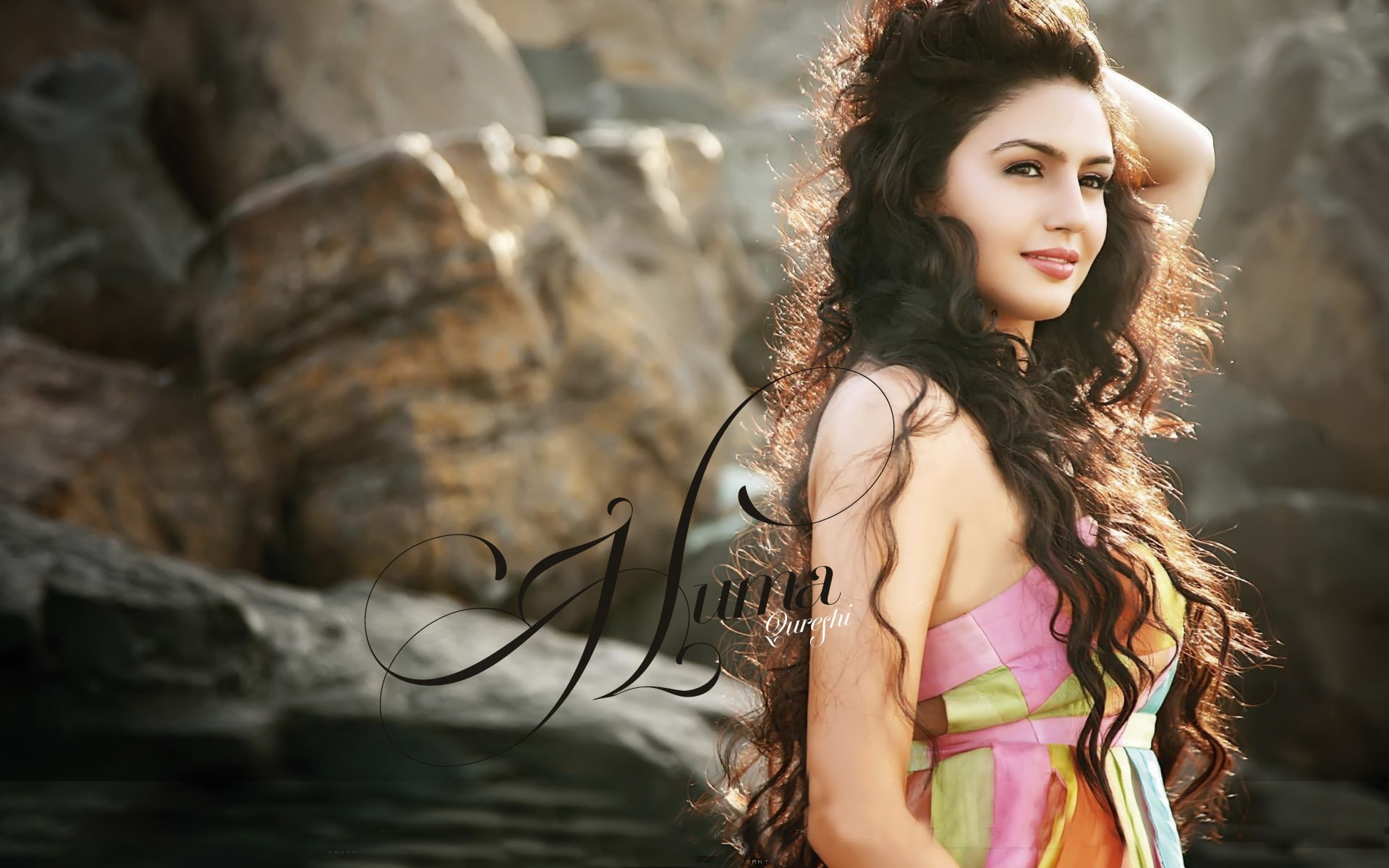 celebrity, huma qureshi bikini, qureshi, 1080P, 1920x1200, huma qureshi, huma, celebrities, HD Wallpaper