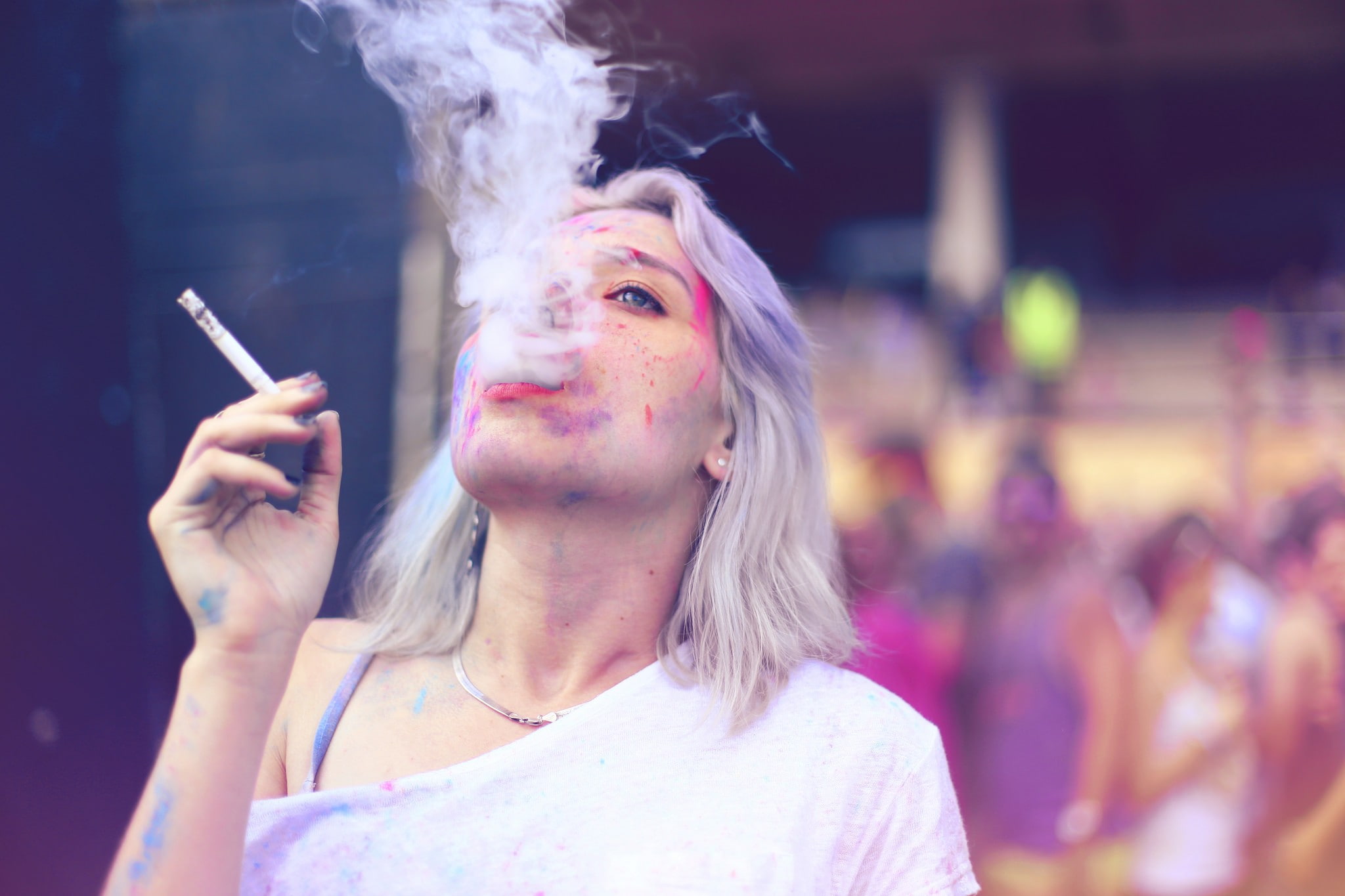 cigarettes, smoking, Holi, 1080P, holi festival, HD Wallpaper