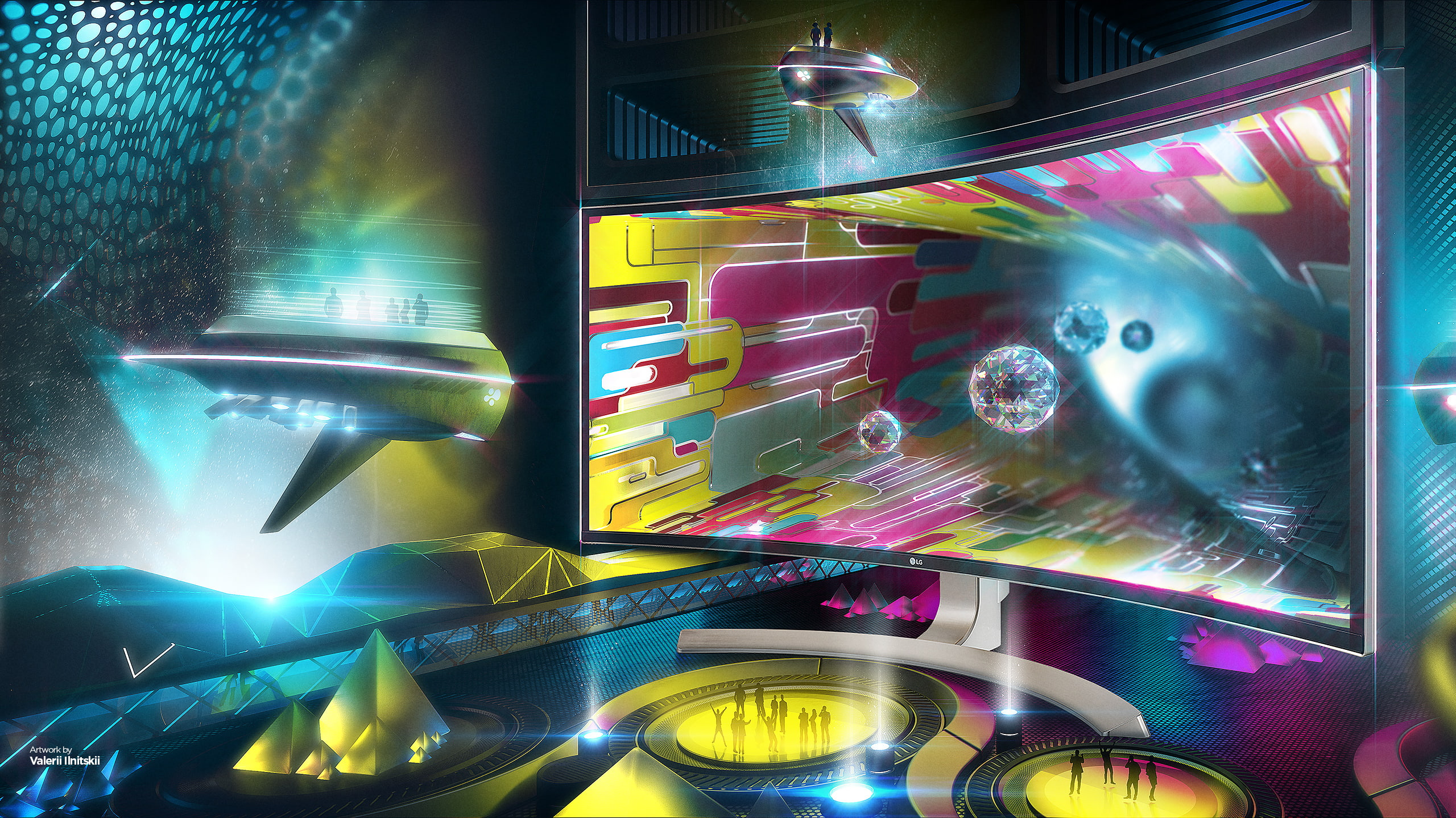 LG UltraWide, Dream Canvas, Smart TV, 2K, HD Wallpaper