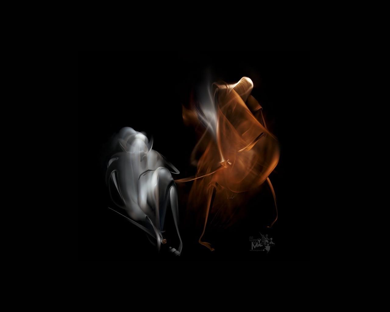 720P, dark, copy space, flame, heat - temperature, brown, lines, sign, warning sign, communication, burning, studio shot, aggression, indoors, HD Wallpaper