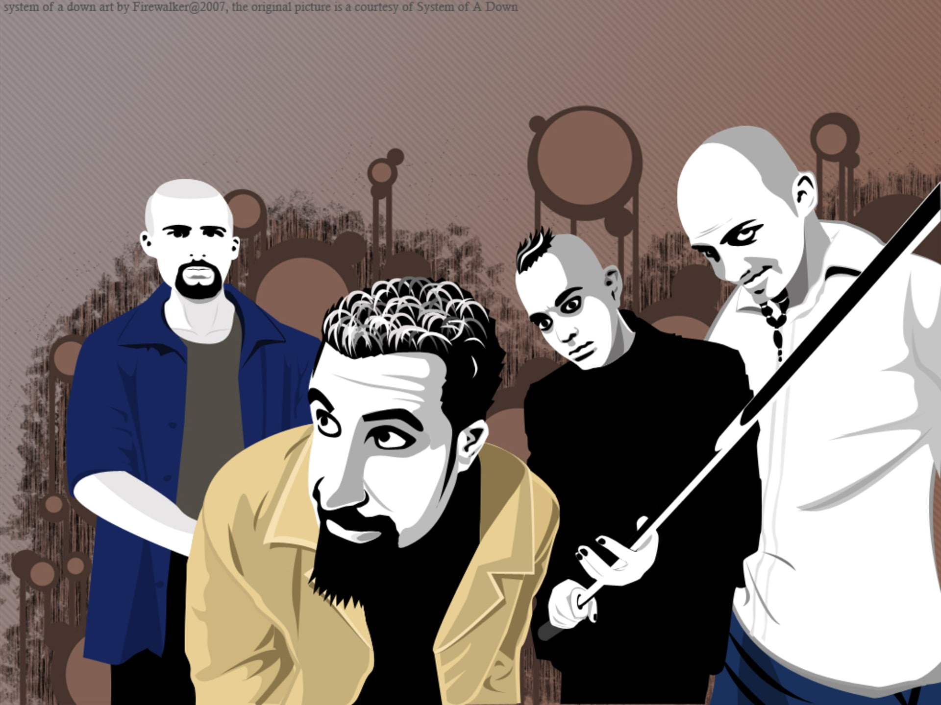 music, 1080P, soad, group, celebrity, System of a down, musicians, Rock, alternative metal, HD Wallpaper