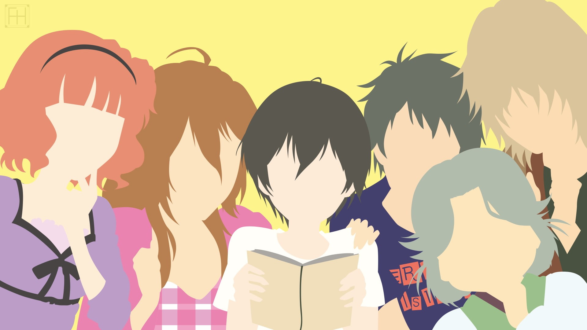 celebration, women, people, bokura wa minna kawaisou kawai ritsu usa kazunari nishikino mayumi shirosaki bokura wa minna kawaisou, lifestyles, group of people, HD Wallpaper