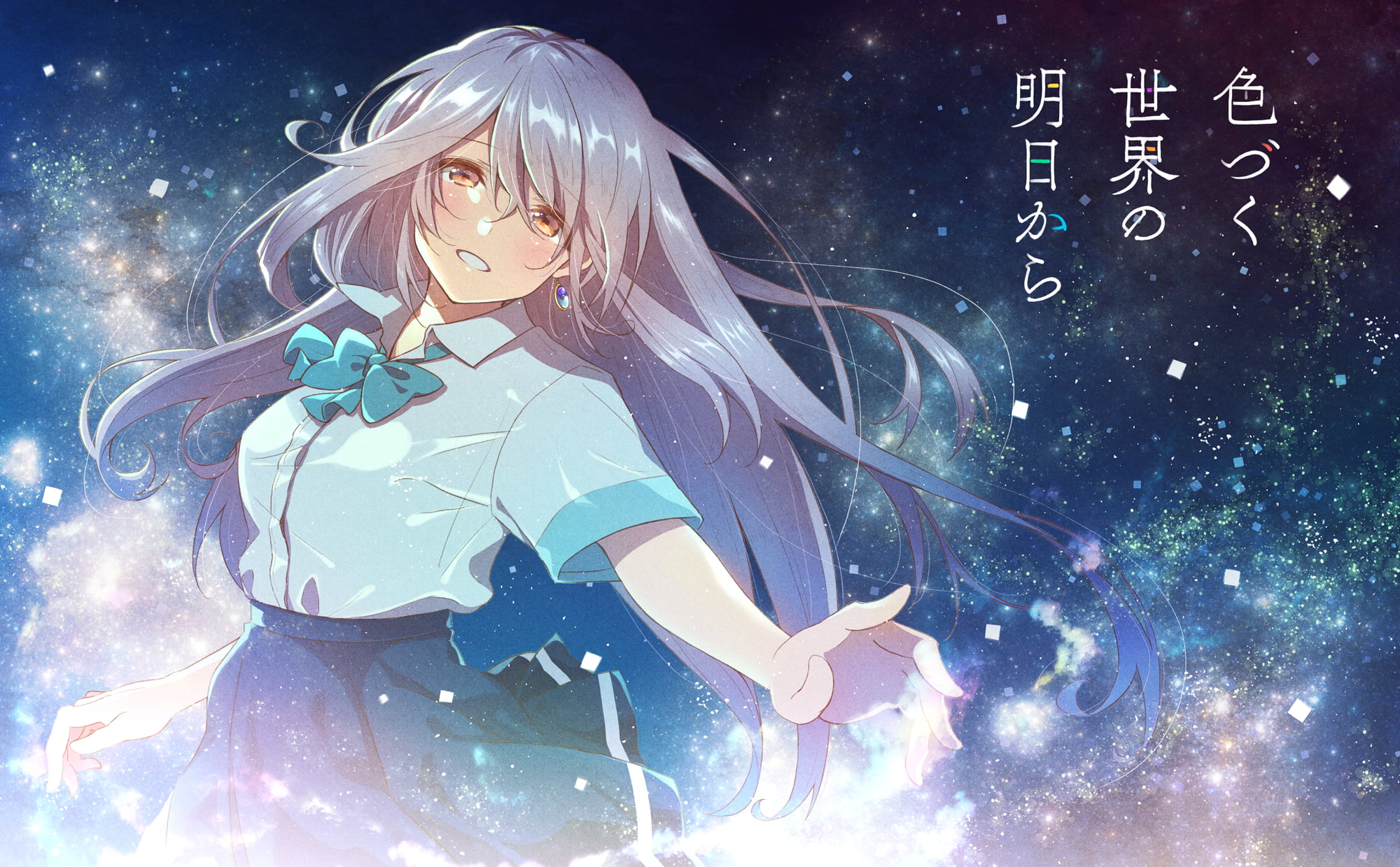 Iroduku: The World in Colors, Hitomi Tsukishiro, Anime, 1080P, HD Wallpaper