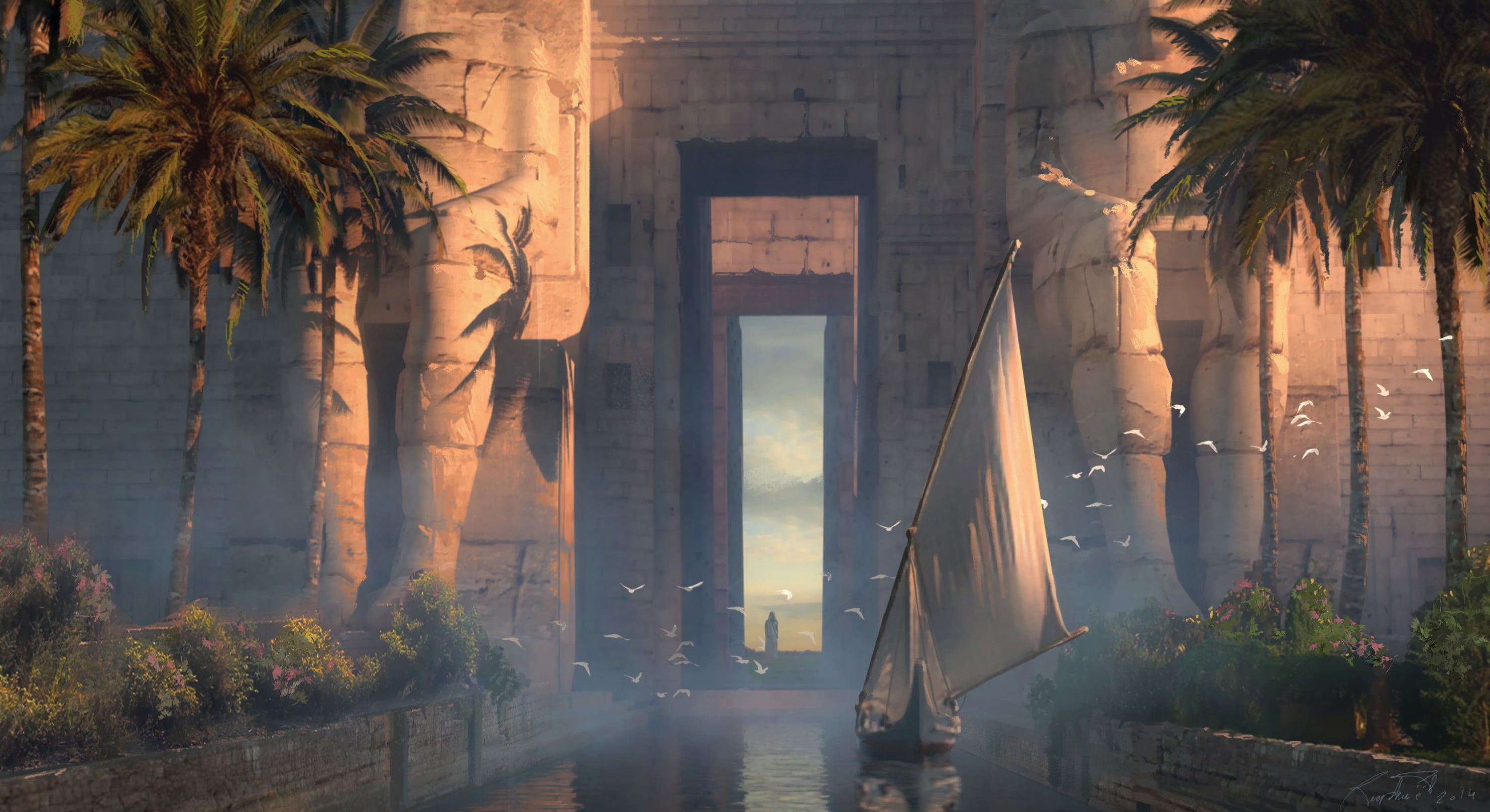 Raphael Lacoste, 2K, artwork, HD Wallpaper