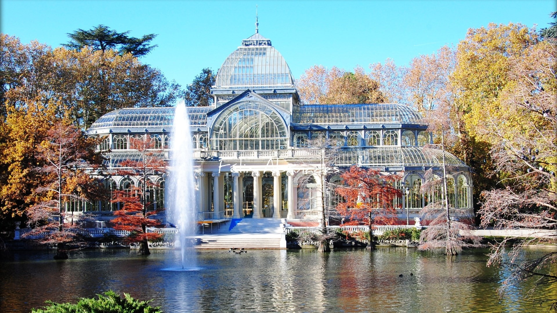 palacio de cristal, 1080P, HD Wallpaper
