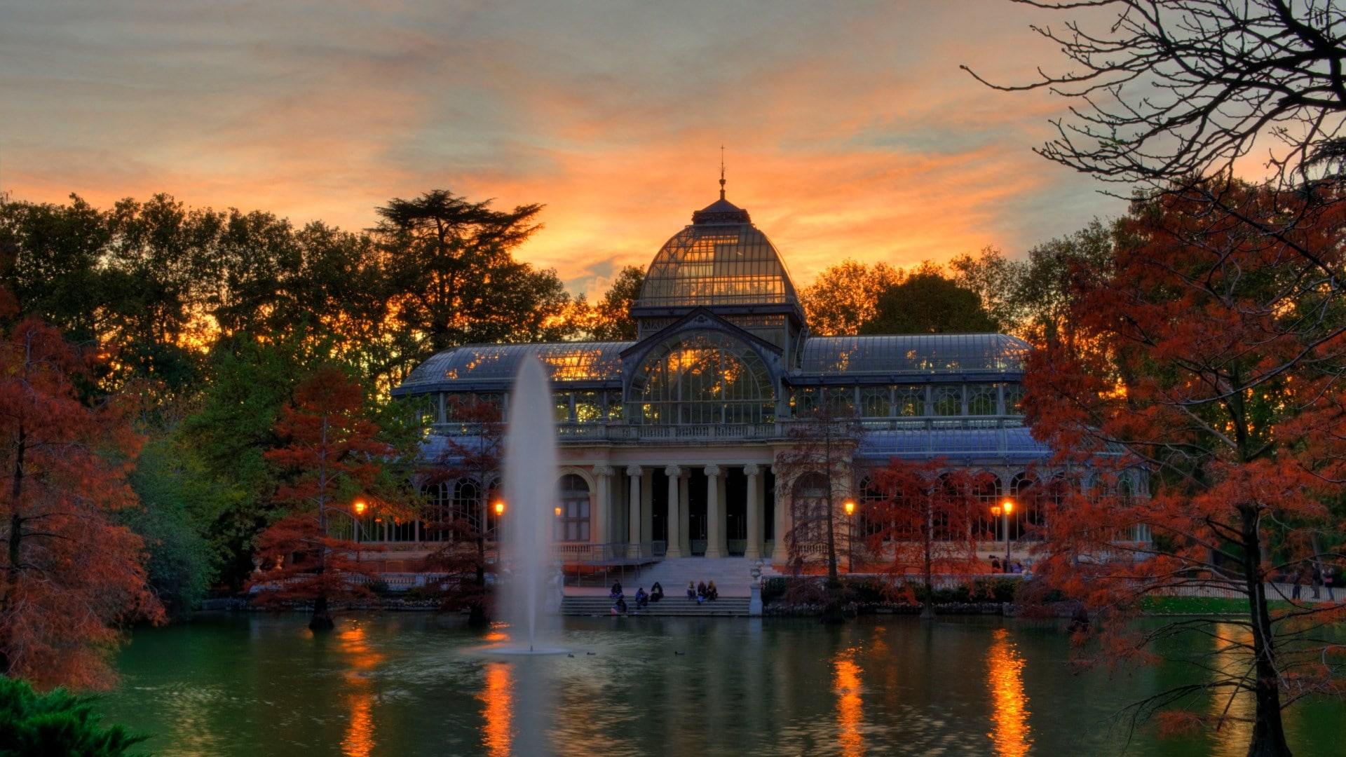 1080P, palacio de cristal, HD Wallpaper