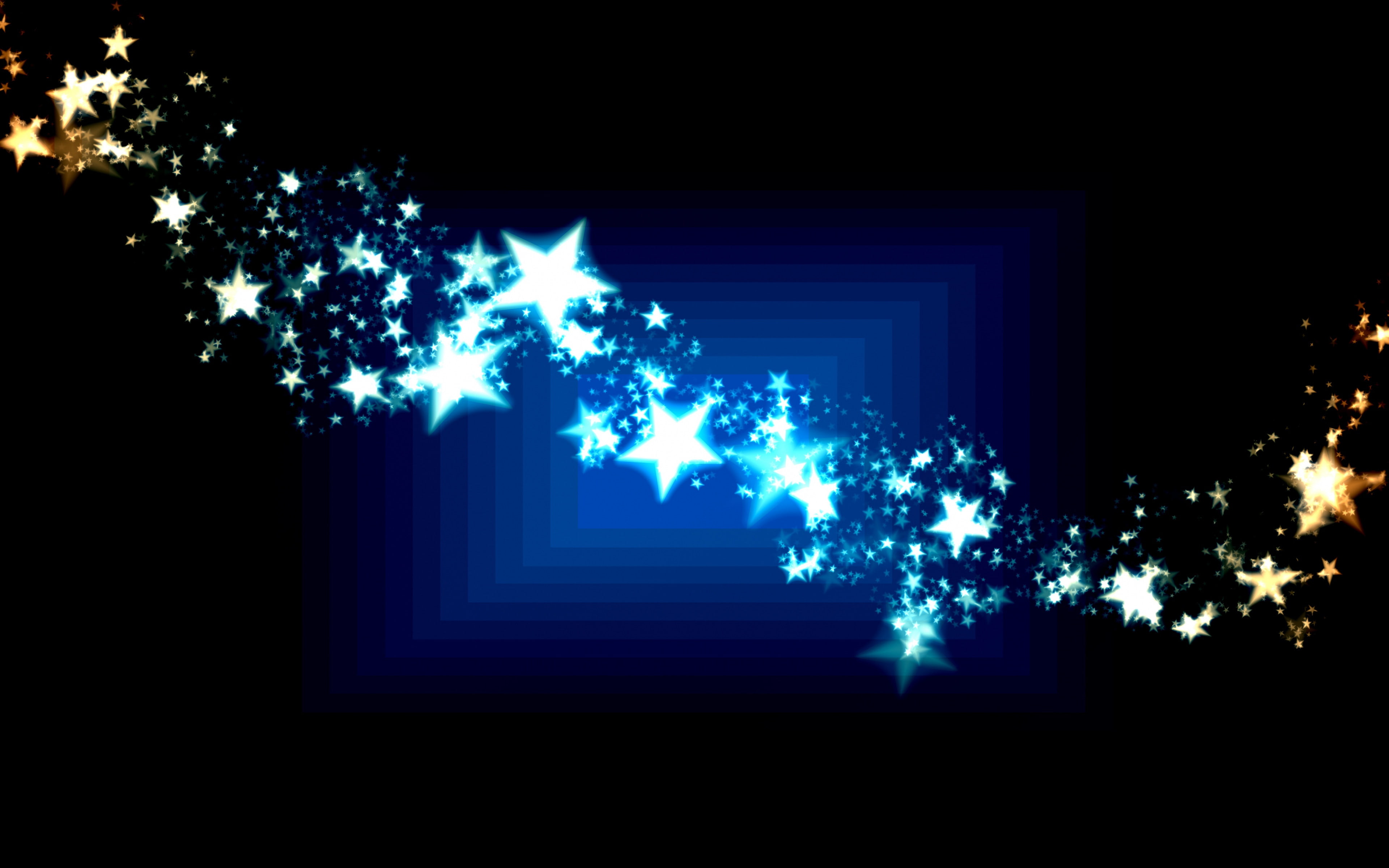 abstract, art backgrounds, 4K, stars, dark, Download 3840x2400 Stars, HD Wallpaper