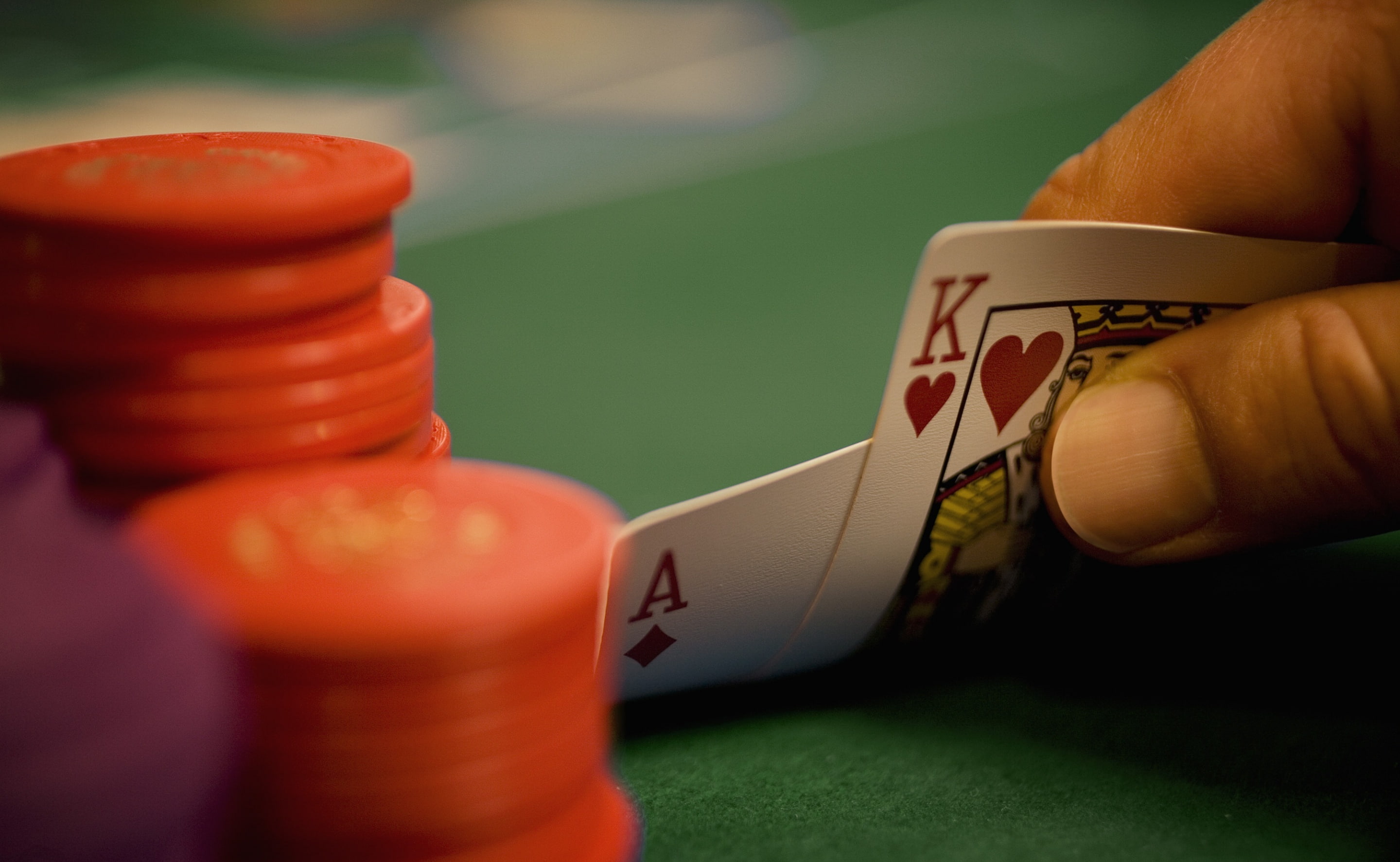 leisure activity, luck, 2K, poker - card game, holding, leisure games, selective focus, finger, Poker, human hand, white, one person, game, Games, focus on foreground, HD Wallpaper