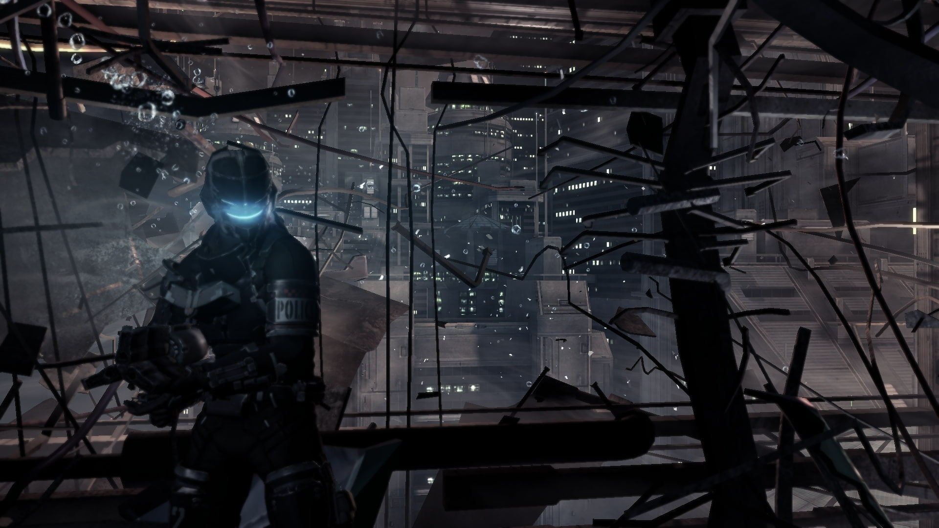 station, suit, art, 1080P, games, pulse, x, cities, aircraft, space, armor, dead, hd, Video Games, Guns, rifle, titan, video, HD Wallpaper