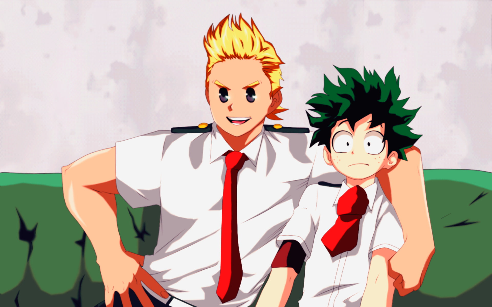 Anime, 1080P, Mirio Togata, My Hero Academia, Izuku Midoriya, HD Wallpaper