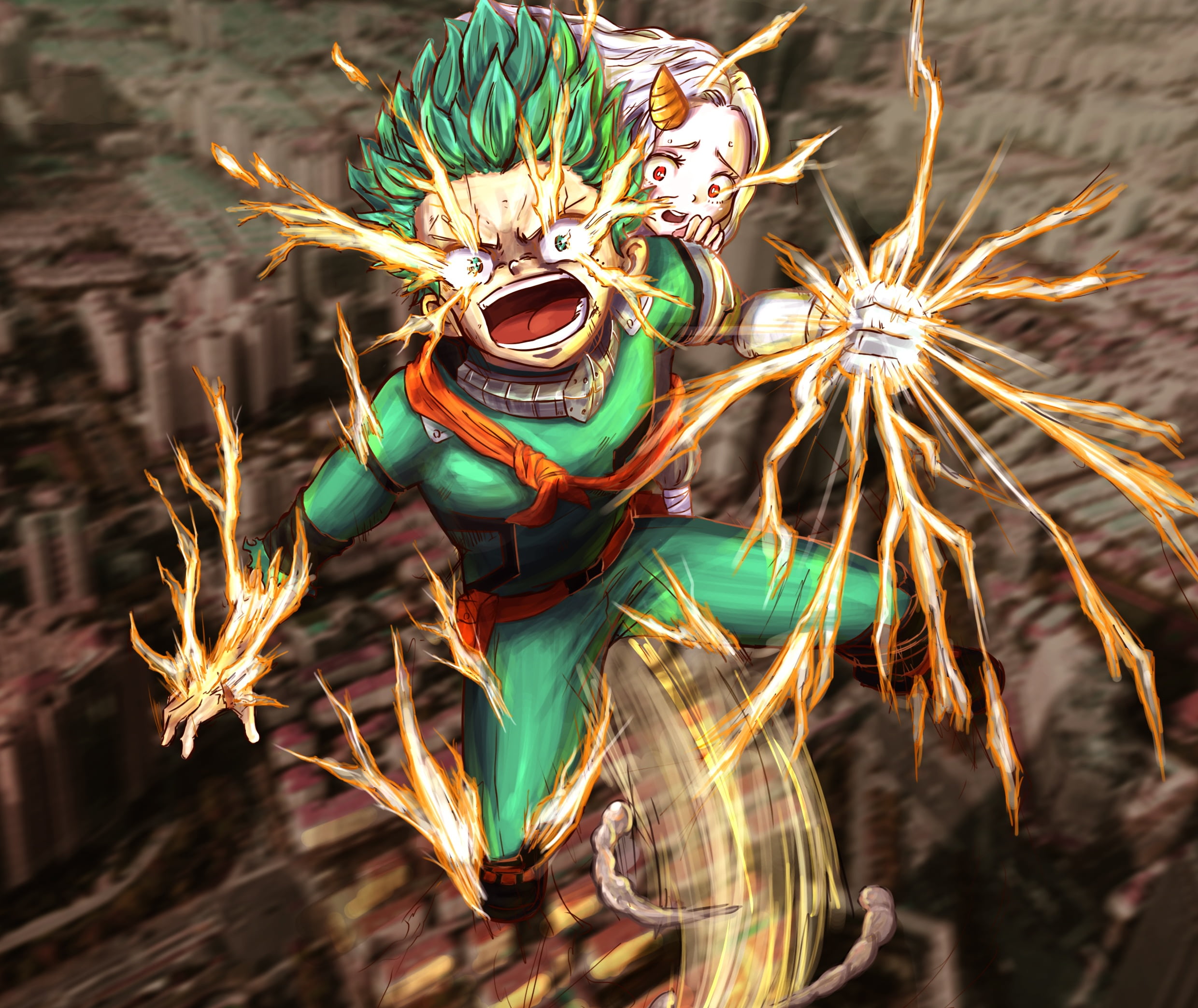 My Hero Academia, Izuku Midoriya, Anime, 1080P, Eri (My Hero Academia), HD Wallpaper