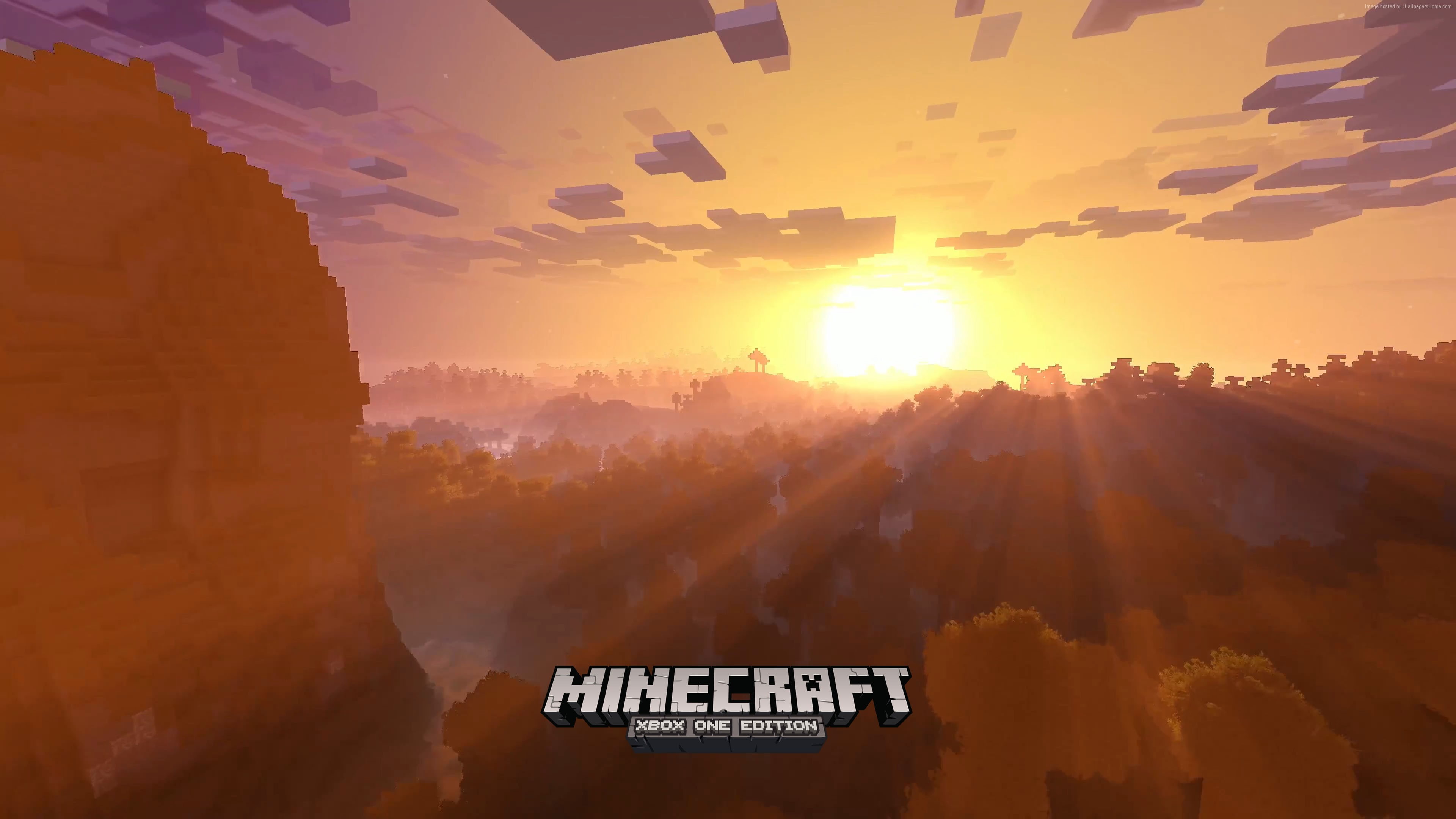 xBox One X, screenshot, E3 2017, 4K, Minecraft 4k edition, HD Wallpaper