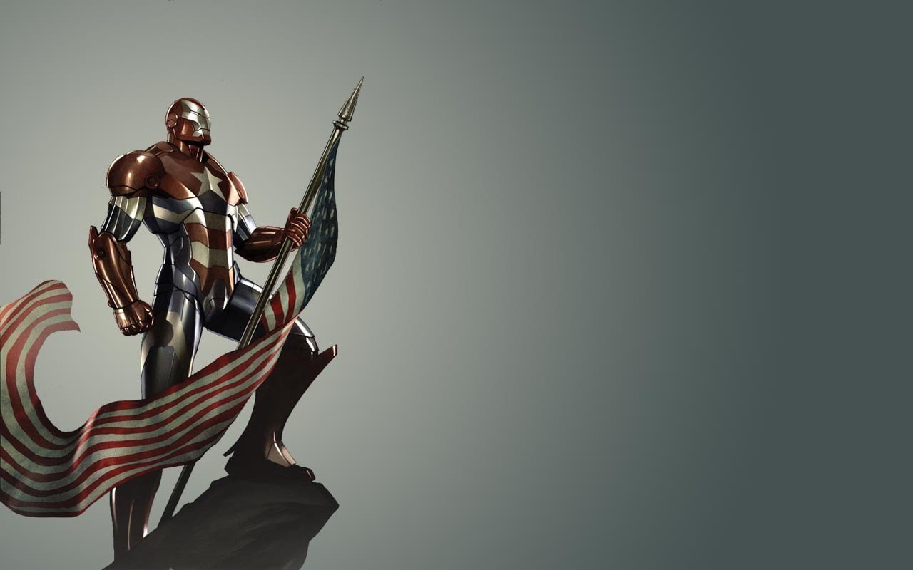 720P, Iron Patriot, HD Wallpaper