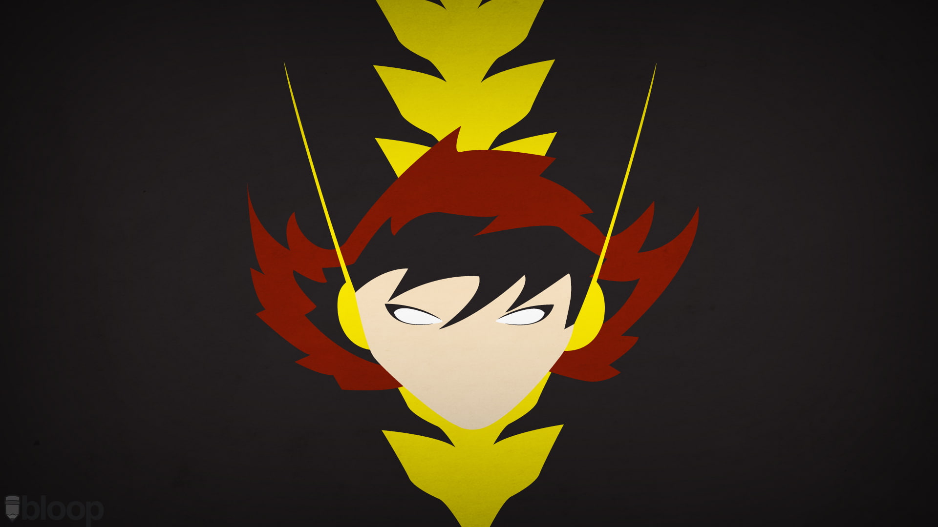 OSA, 1080P, minimalism, Marvel Comics, The Wasp, blo0p, Janet van Dyne, HD Wallpaper