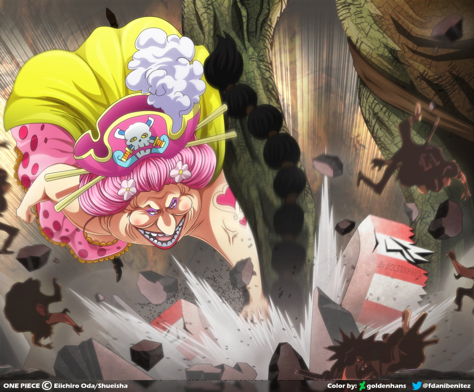 1080P, Queen the Plague, One Piece, Charlotte Linlin, HD Wallpaper