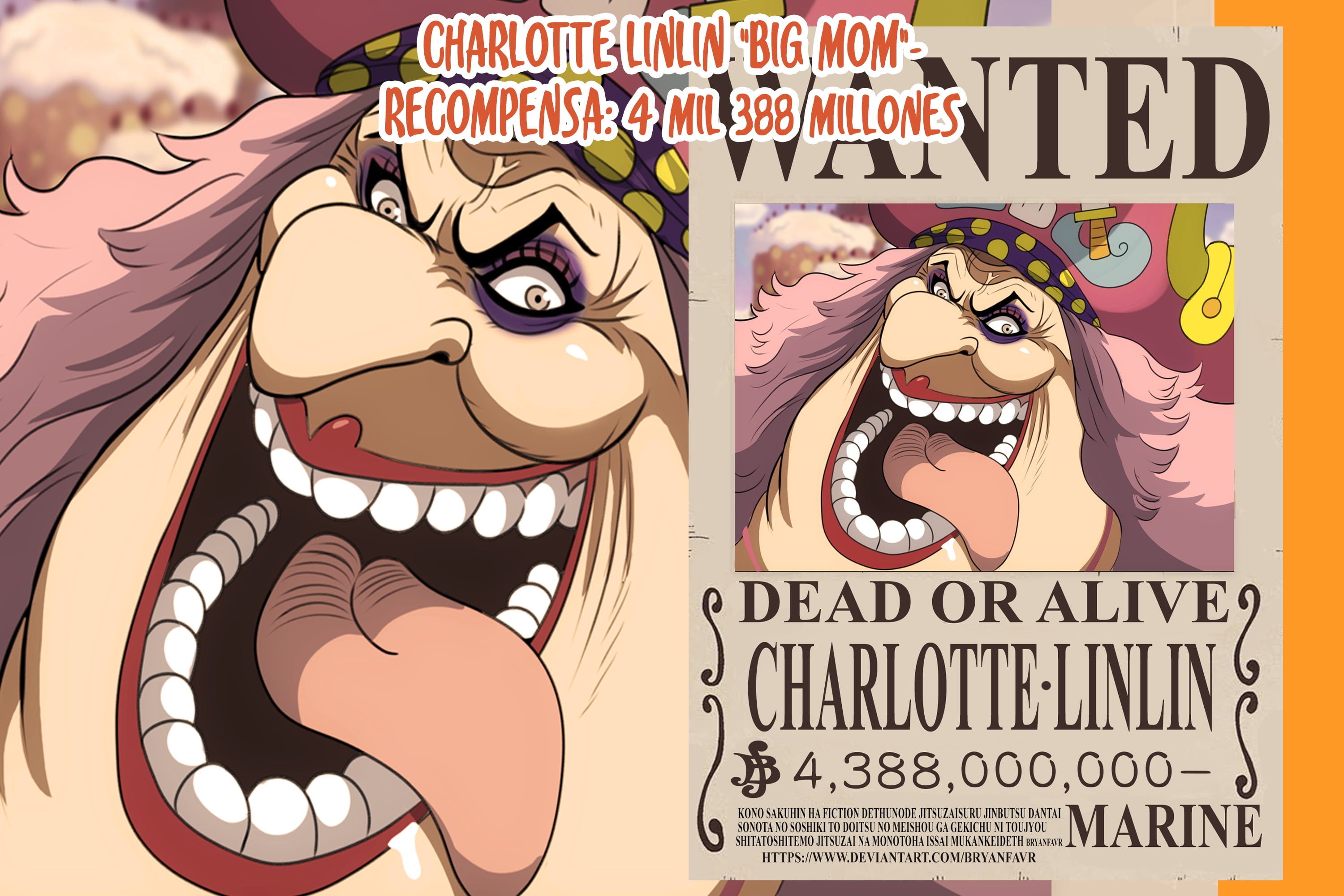 One Piece, 2K, Charlotte Linlin, HD Wallpaper